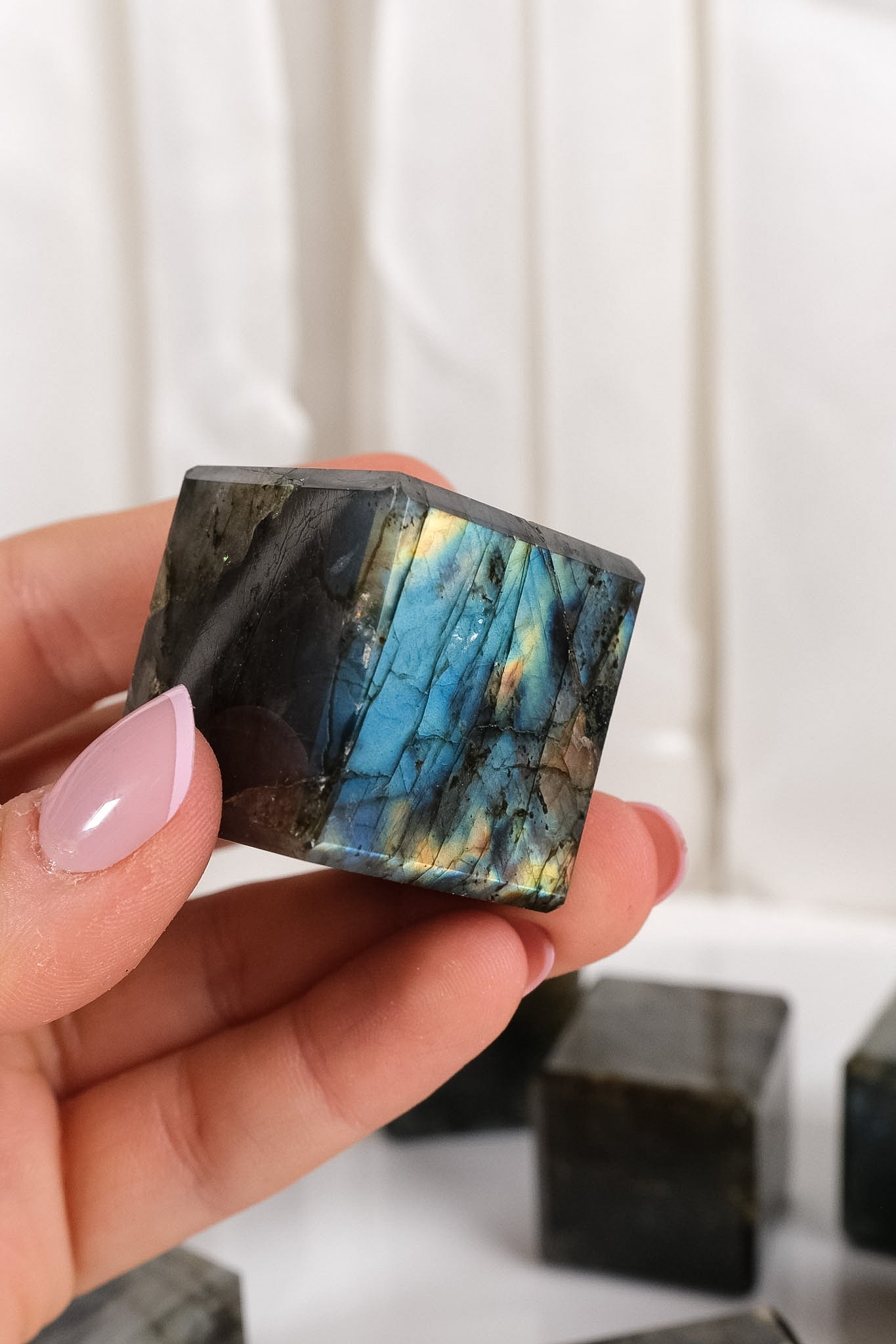 Labradorite Cube