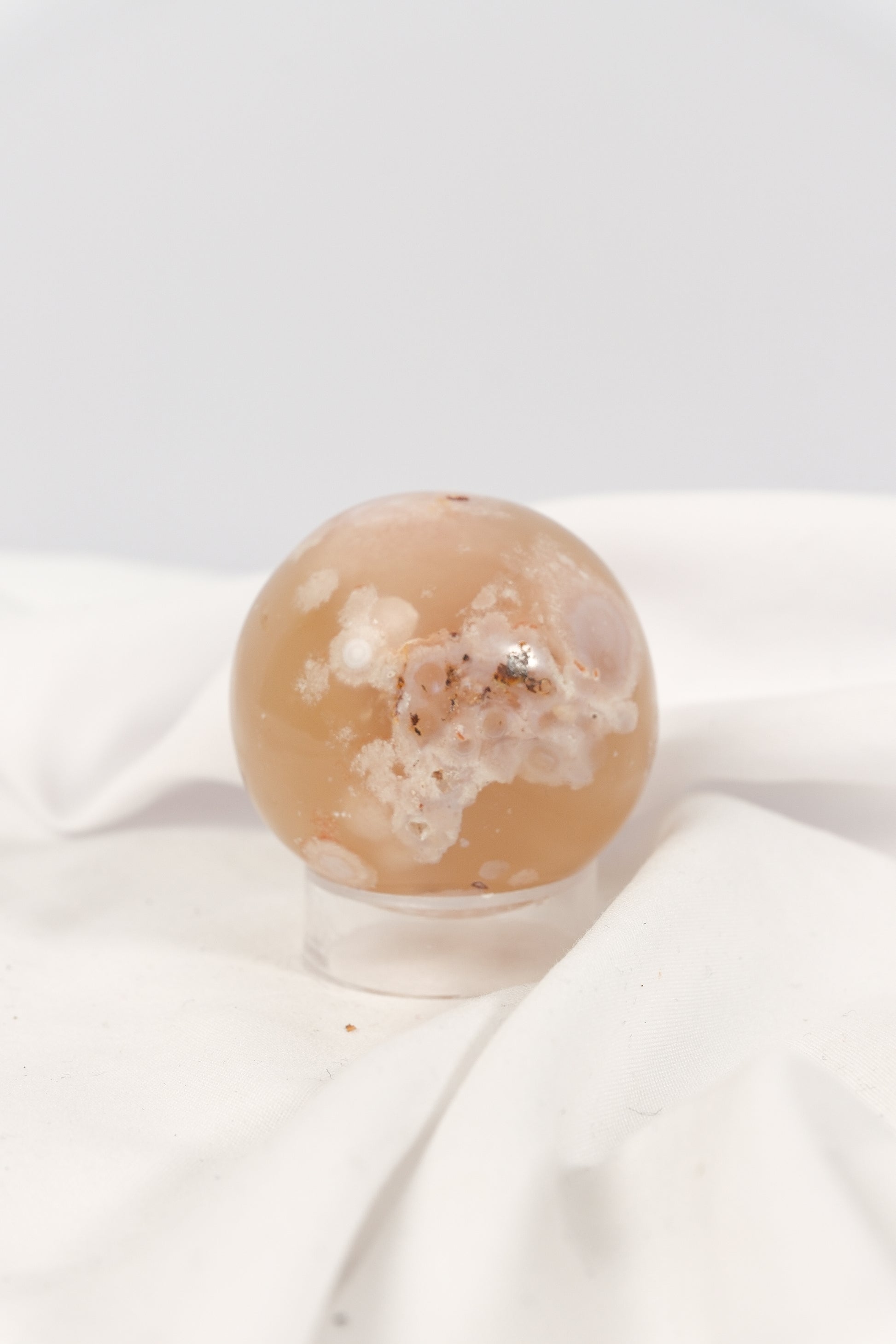 Flower Agate Sphere - misfit