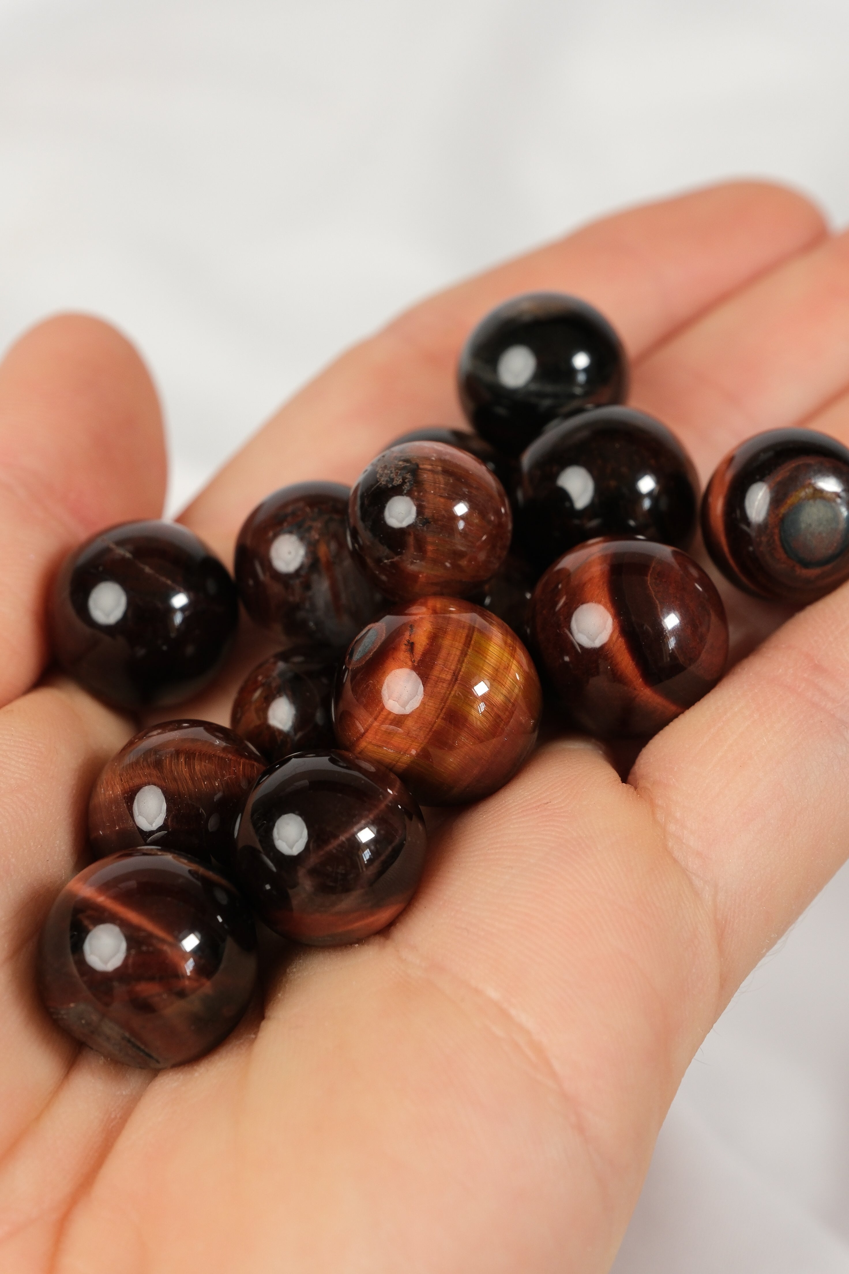 Red Tigers Eye Mini Sphere