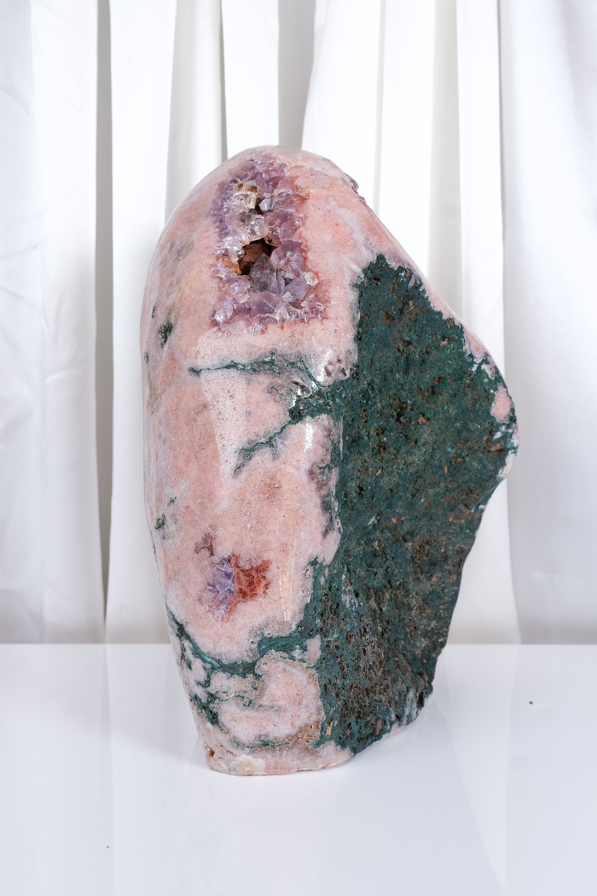 Pink Amethyst Freeform Cluster - High Quality