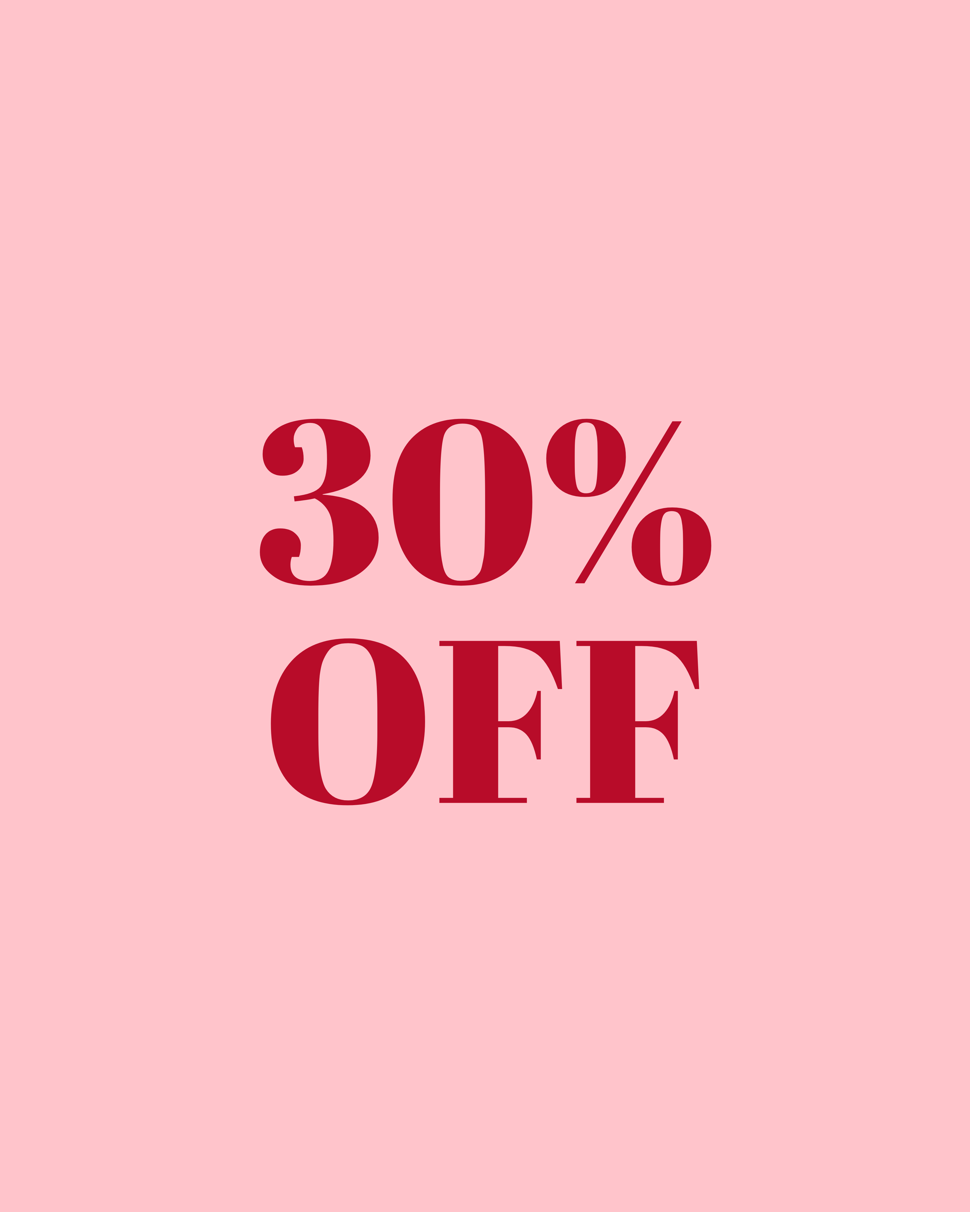 30% OFF