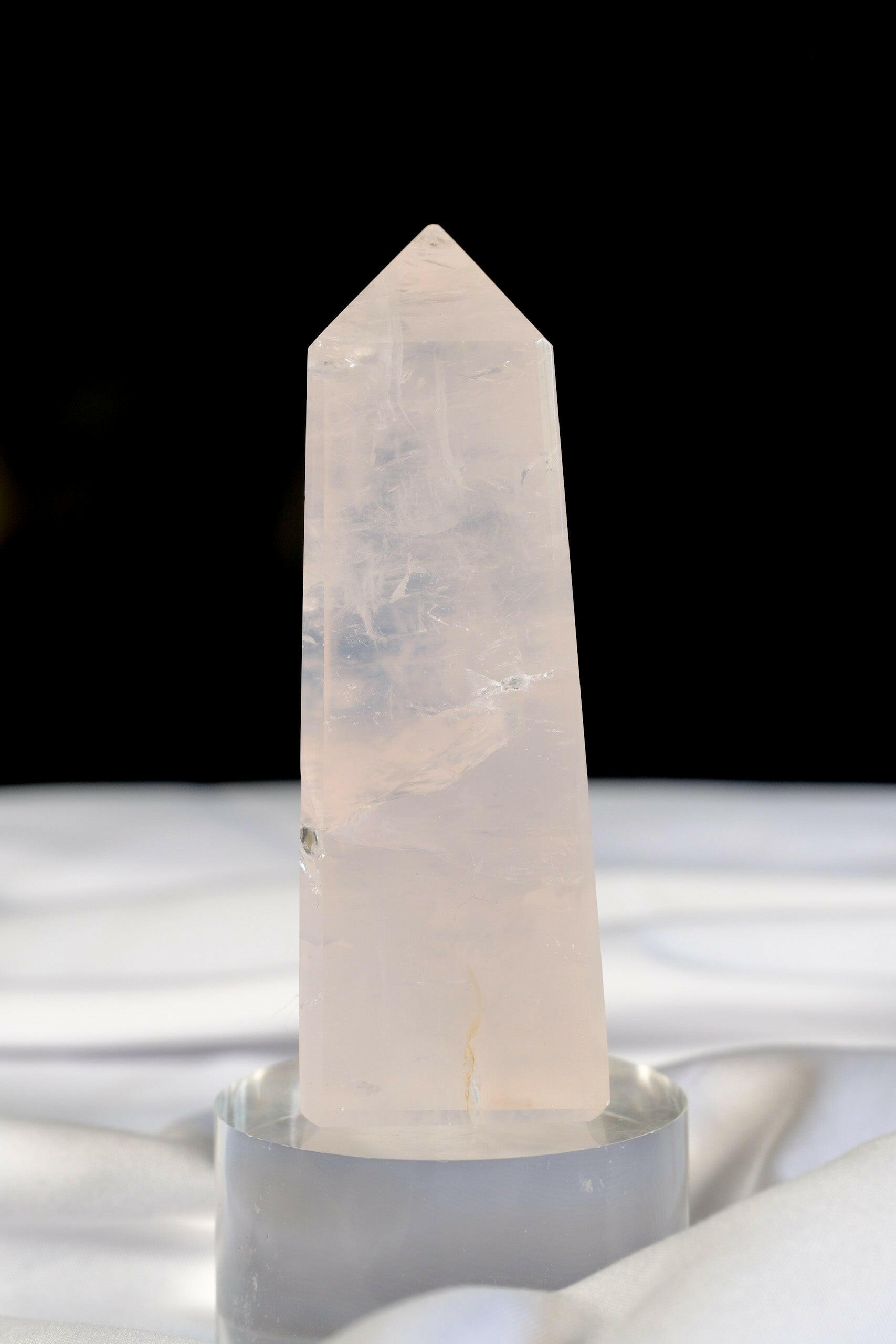 Rose Quartz Tower Healing Crystal.