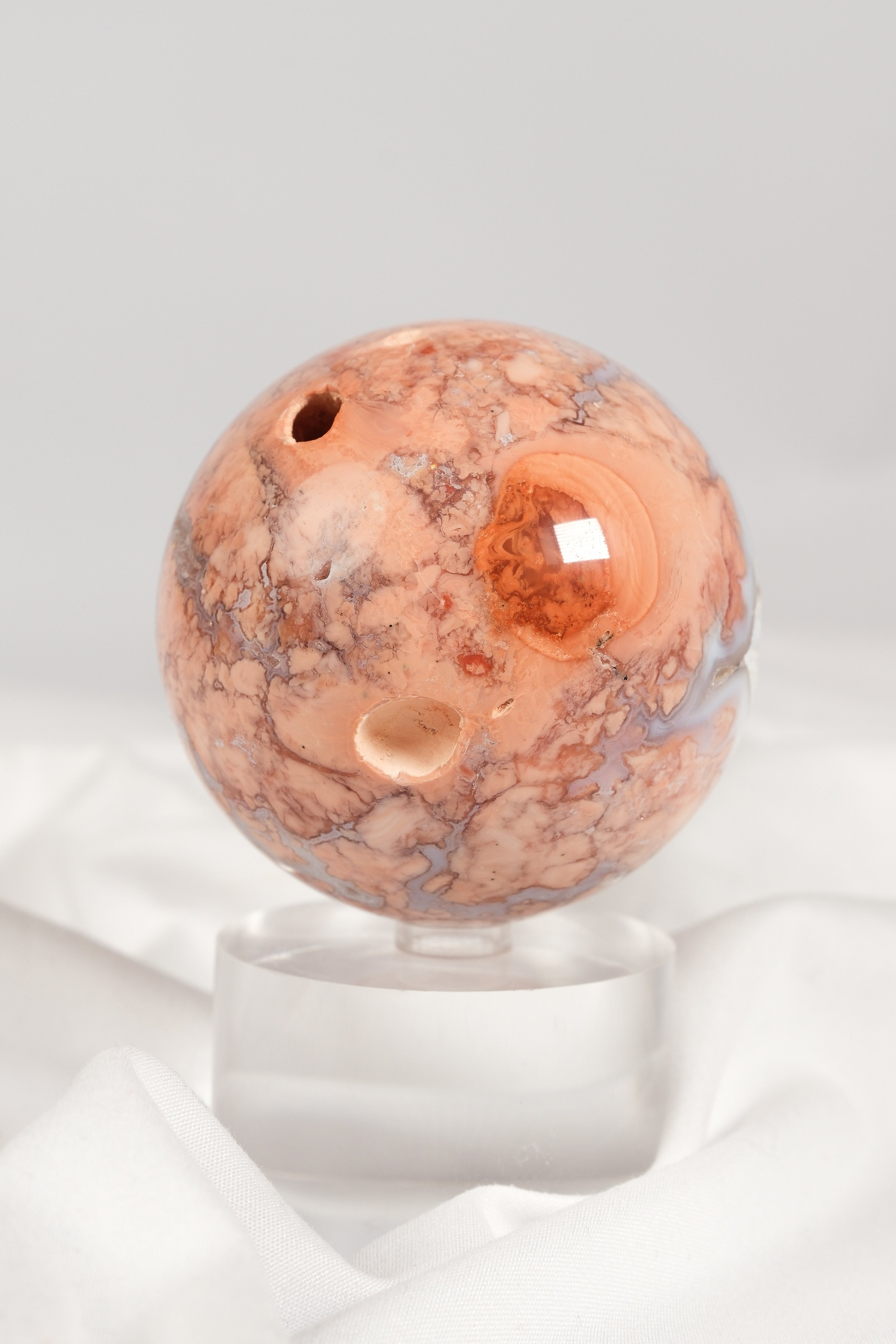 Pink Agate Sphere