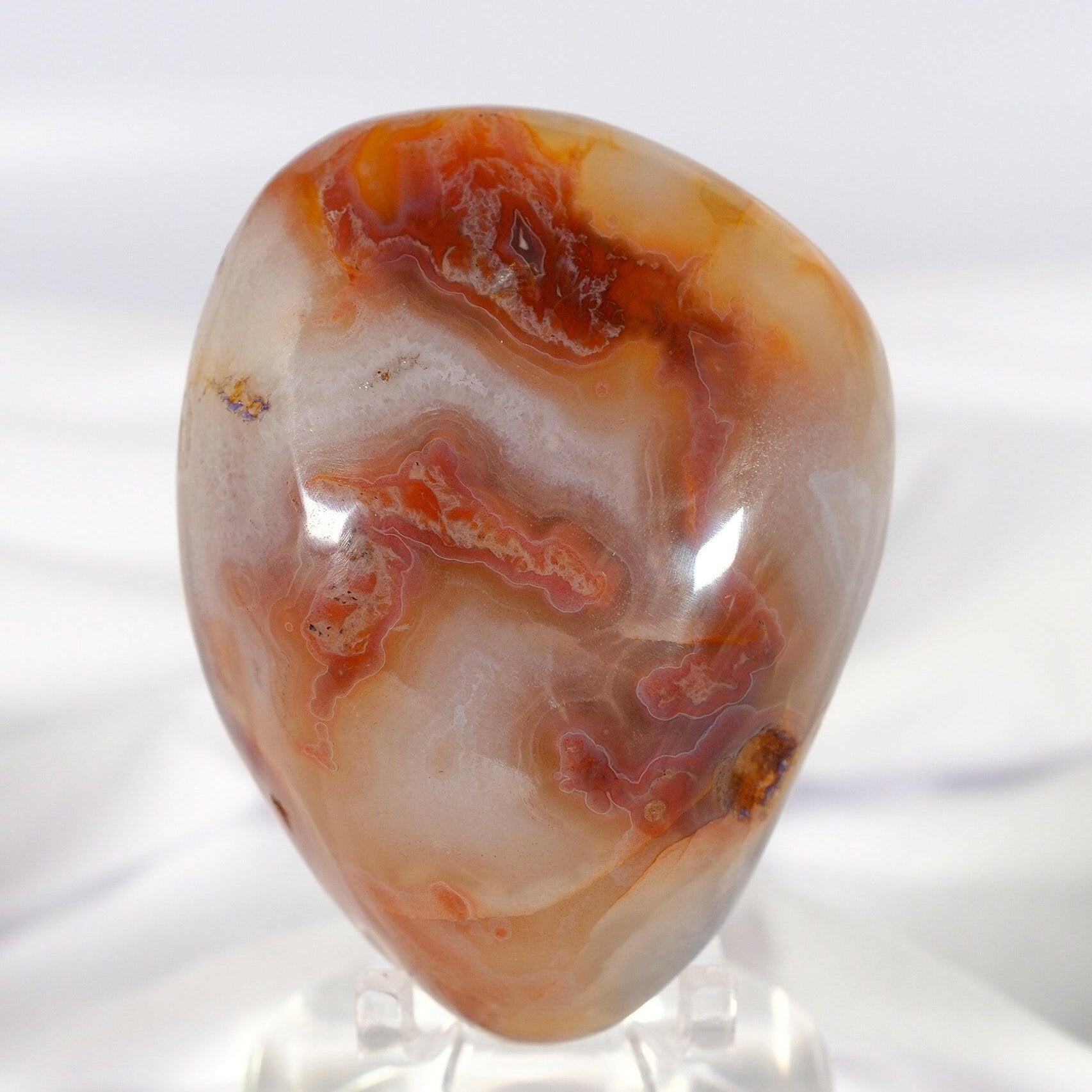 Red Sashe River Freeform/Palmstone Healing Crystal.