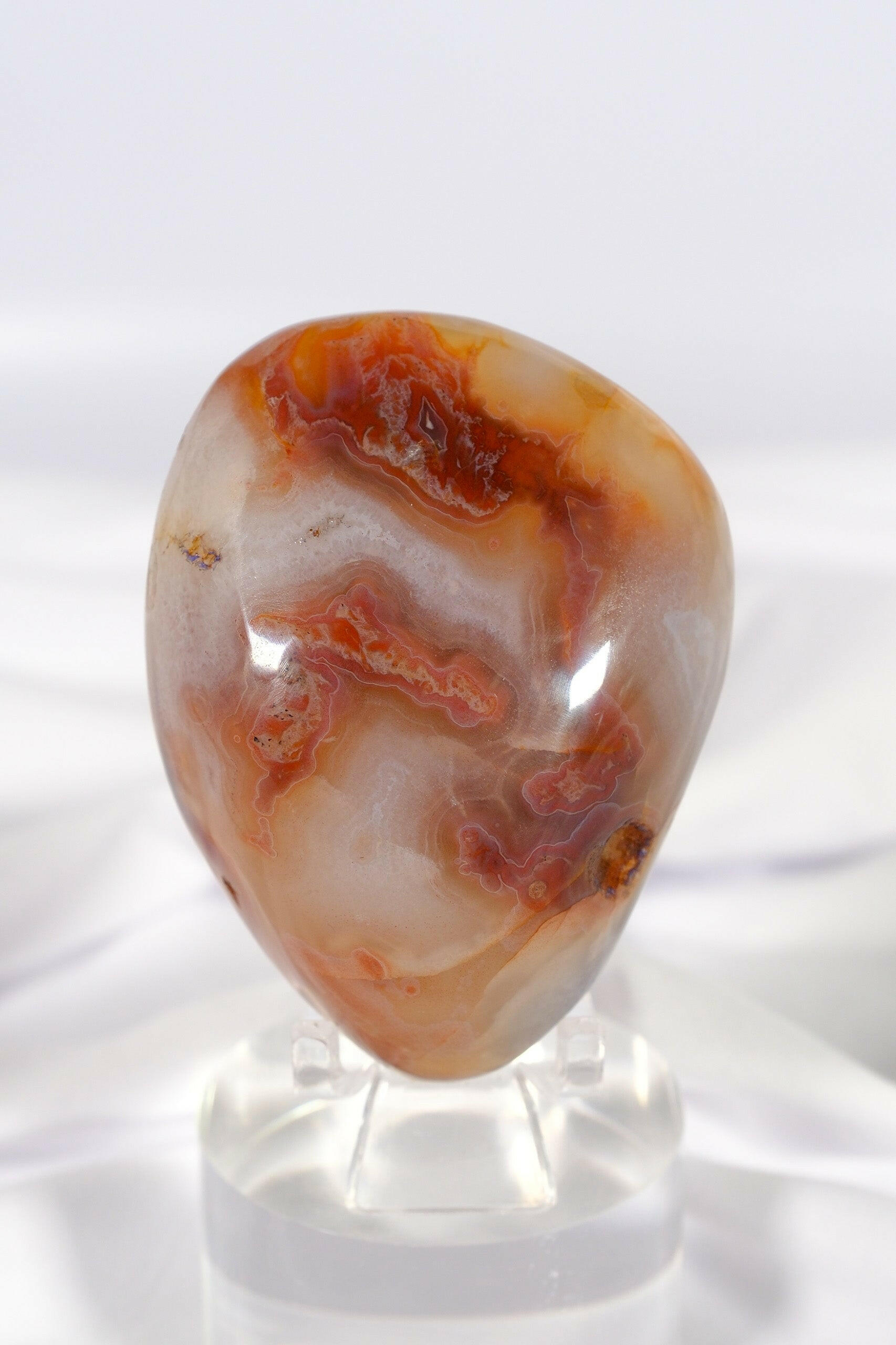 Red Sashe River Freeform/Palmstone Healing Crystal.
