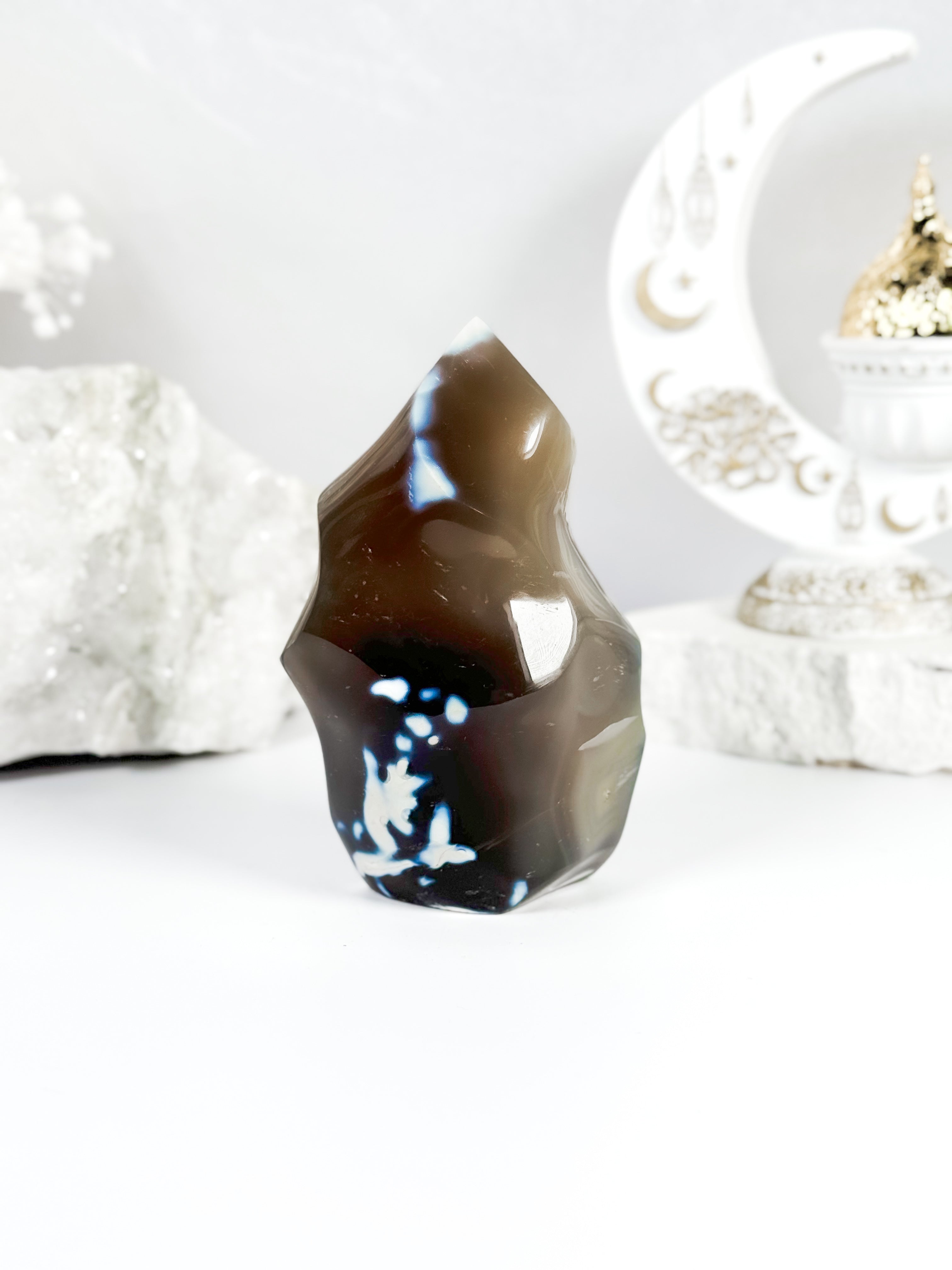 Orca Agate Flame