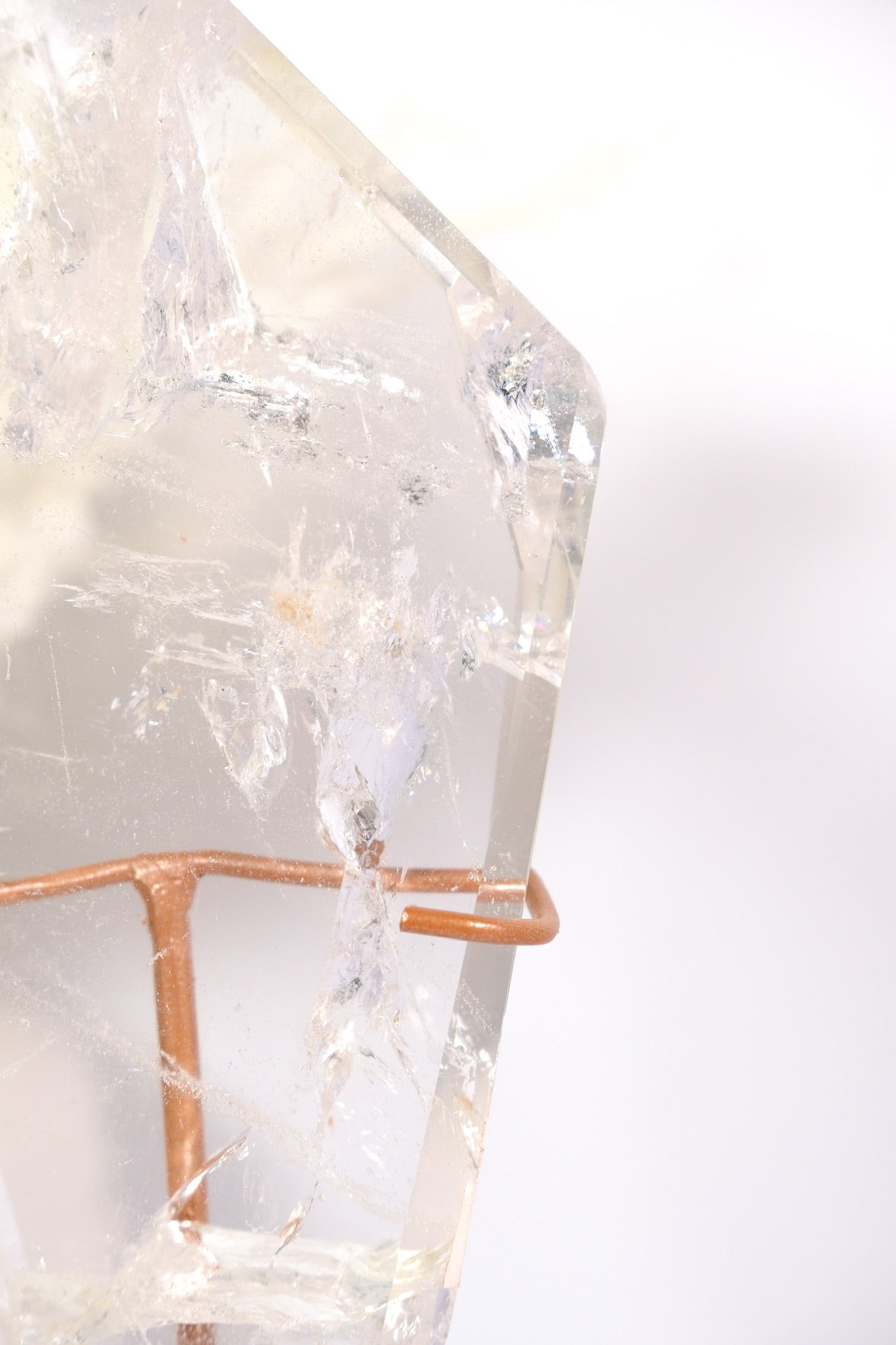 Lemurian Quartz on Stand