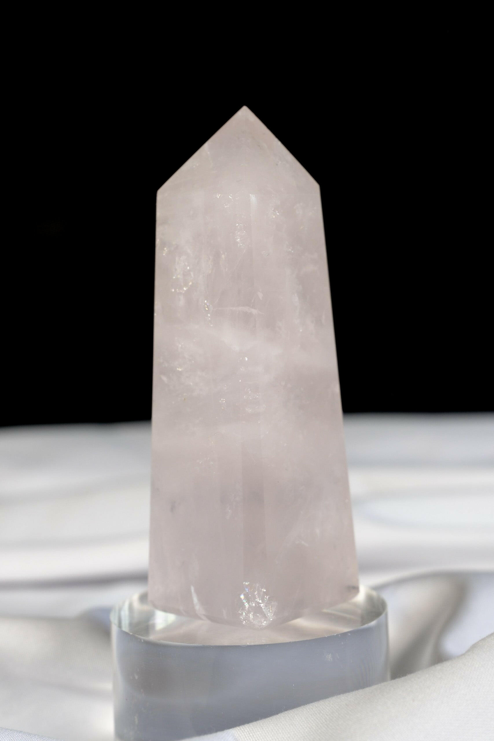 Rose Quartz Tower Healing Crystal.