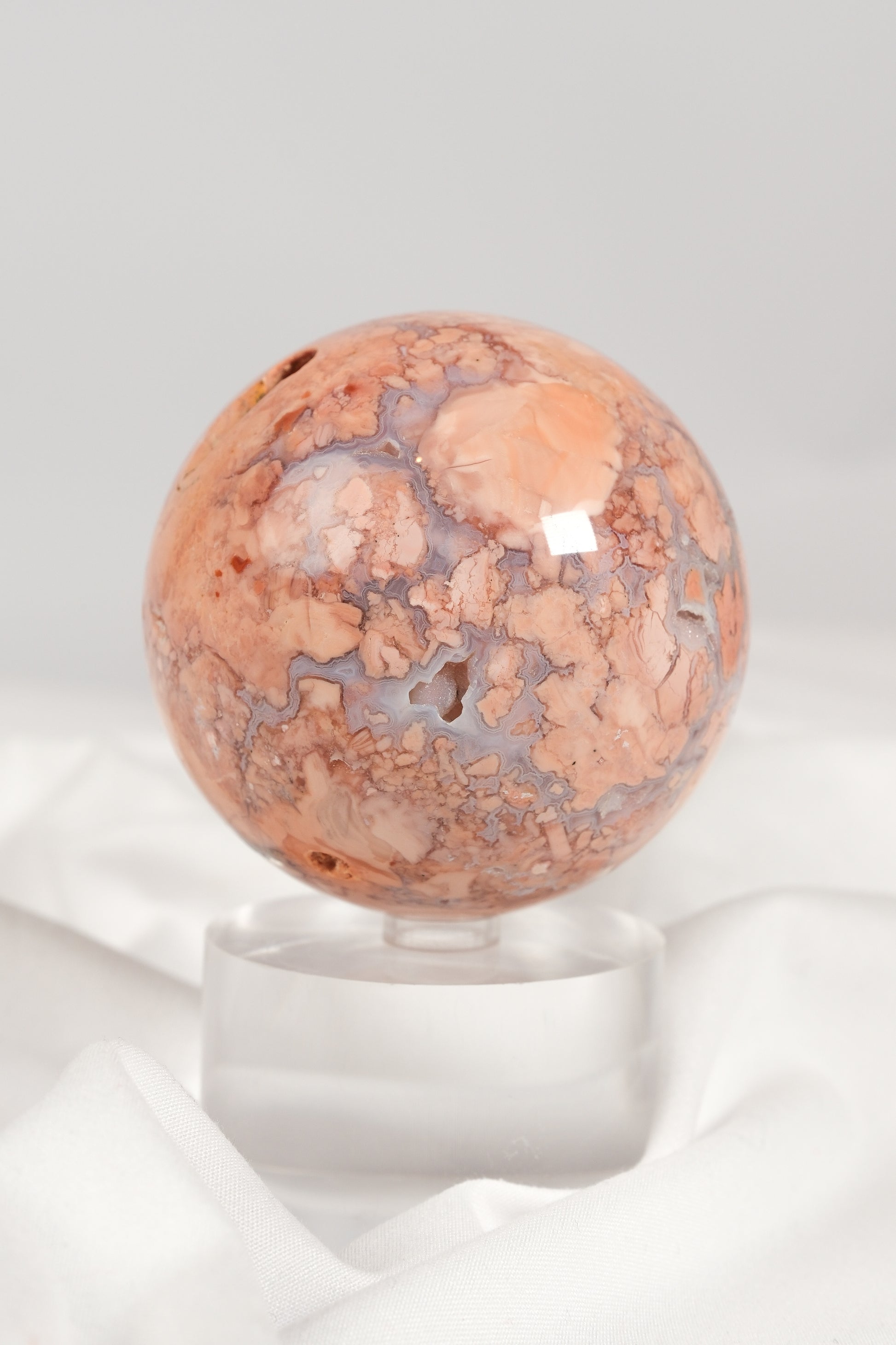 Pink Agate Sphere