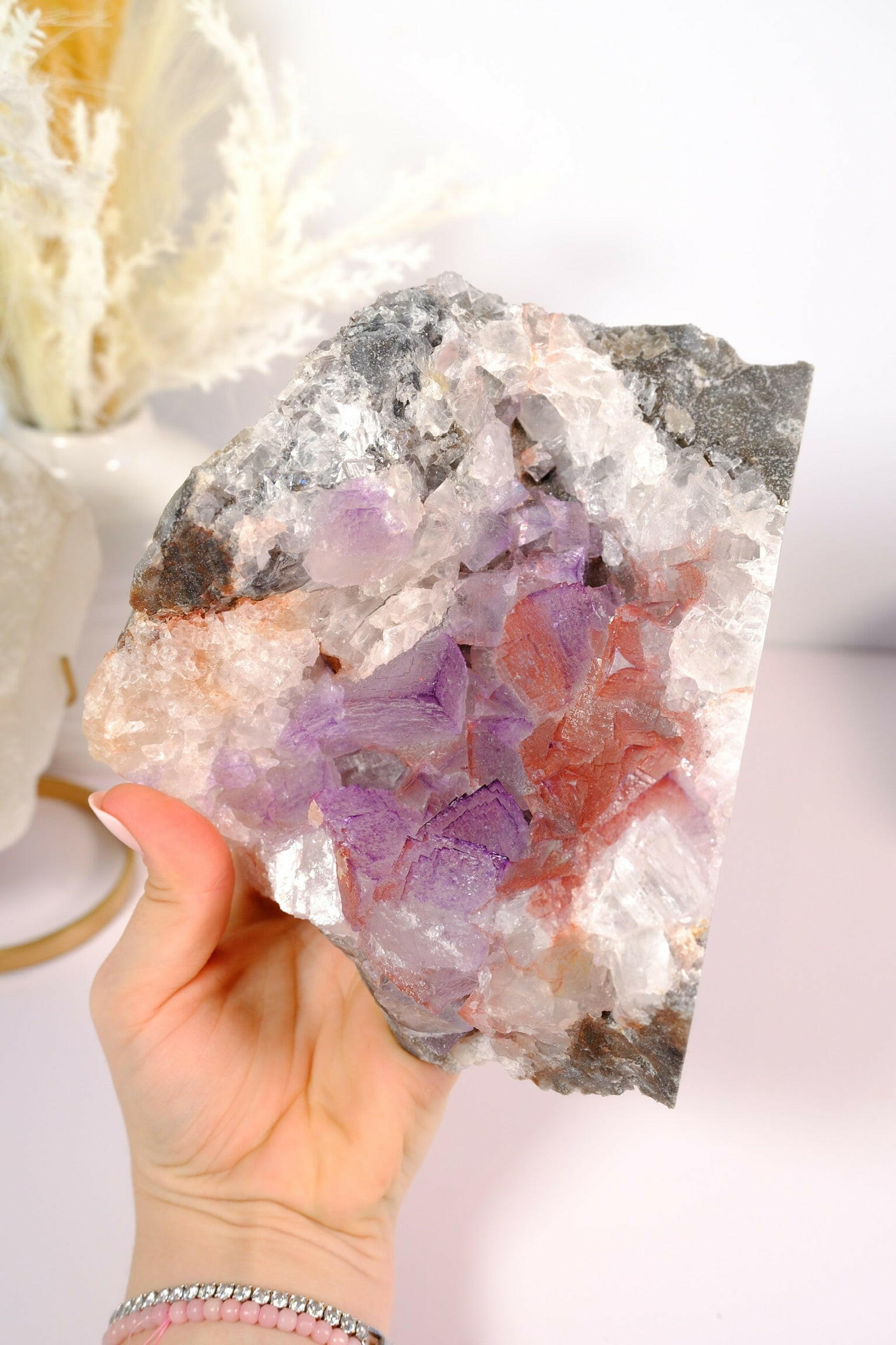 El Filo Fluorite Cluster Healing Crystal.