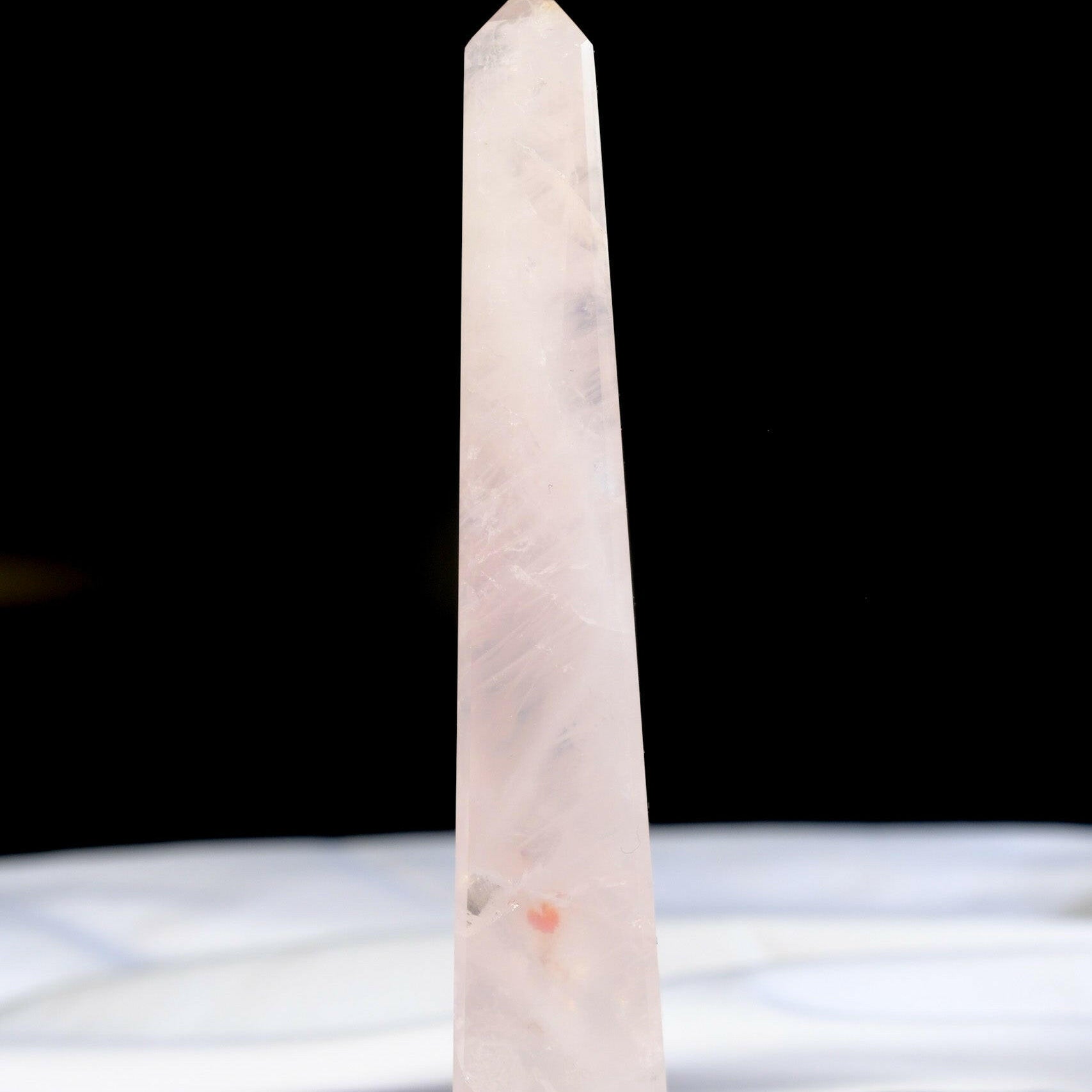 Rose Quartz Tower Healing Crystal.