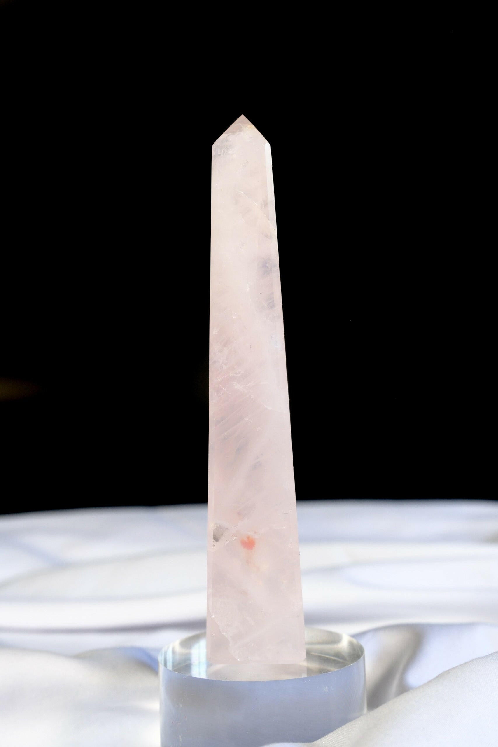 Rose Quartz Tower Healing Crystal.
