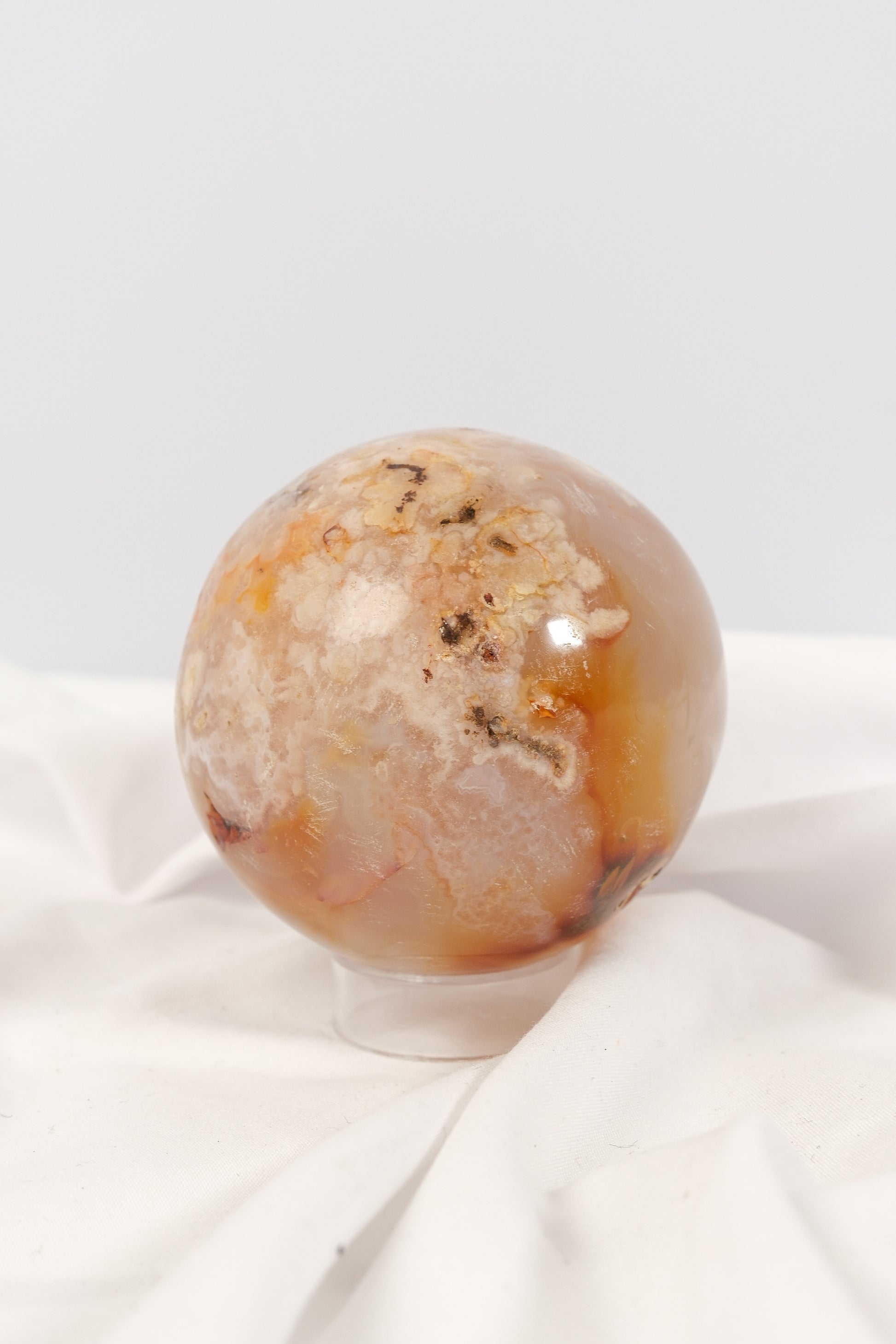 Flower Agate Sphere - misfit