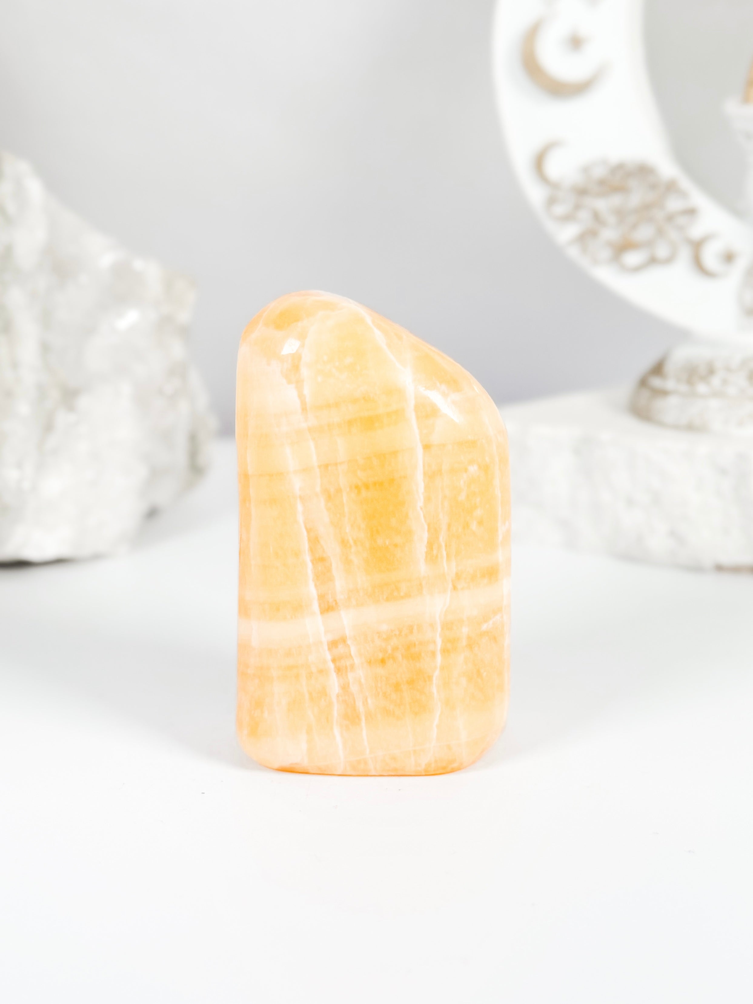 Orange Calcite Freeform