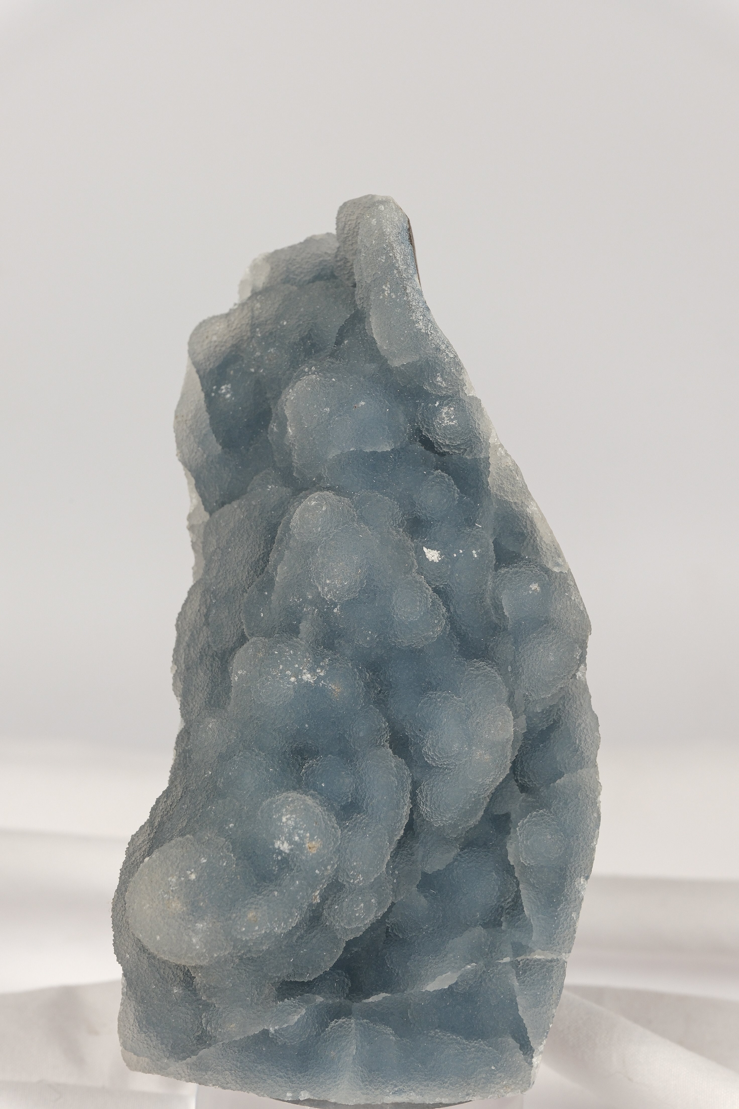 Botryoidal Blue Chalcedony Cutbase