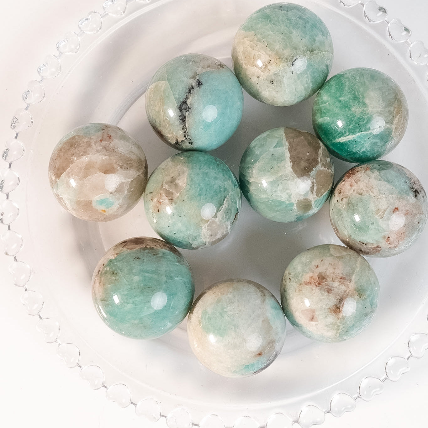 Amazonite Smoky Quartz Sphere