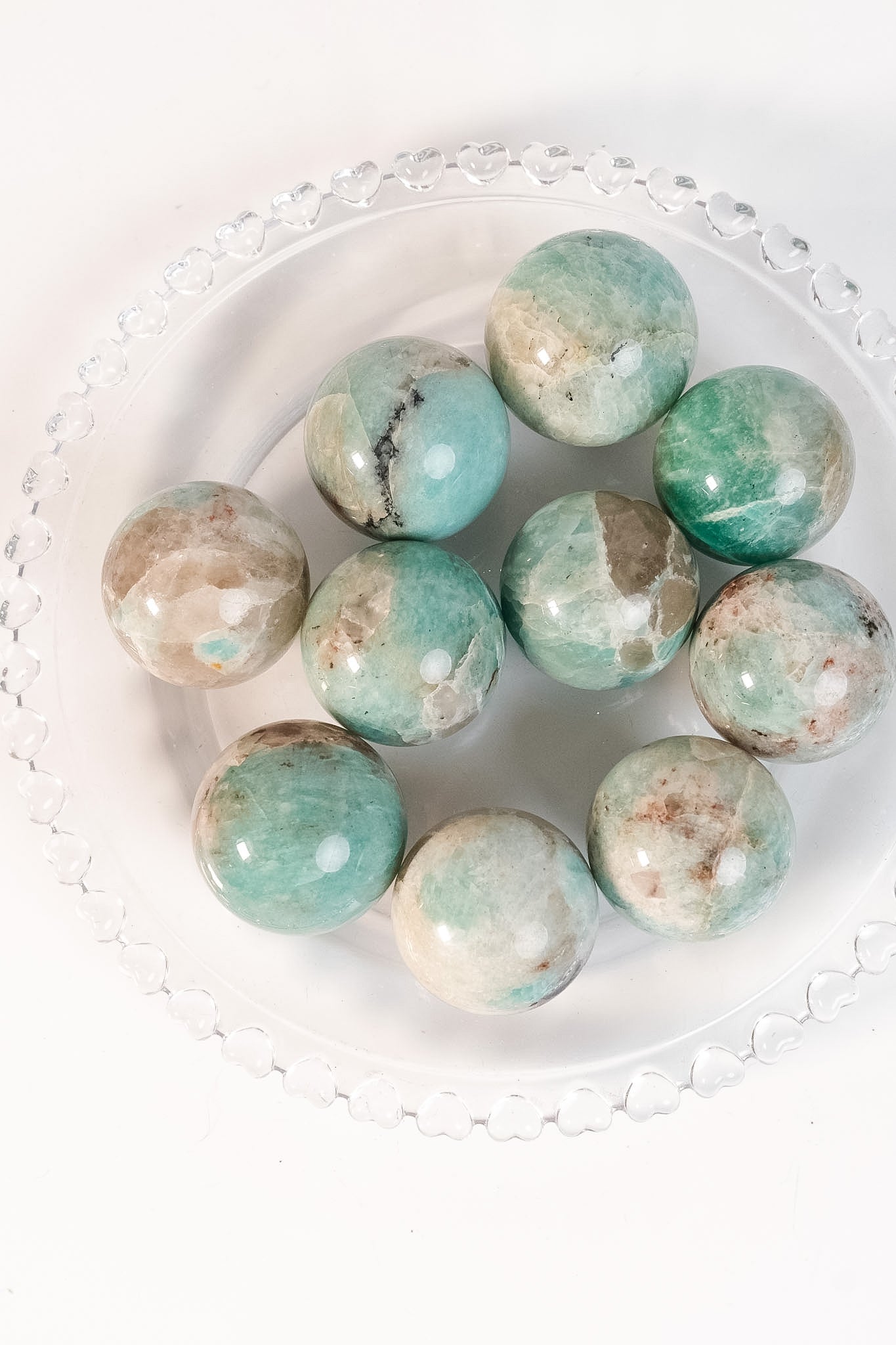 Amazonite Smoky Quartz Sphere