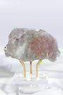 Pink / Purple Botryoidal Chalcedony Cutbase Healing Crystal.