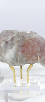 Pink / Purple Botryoidal Chalcedony Cutbase Healing Crystal.