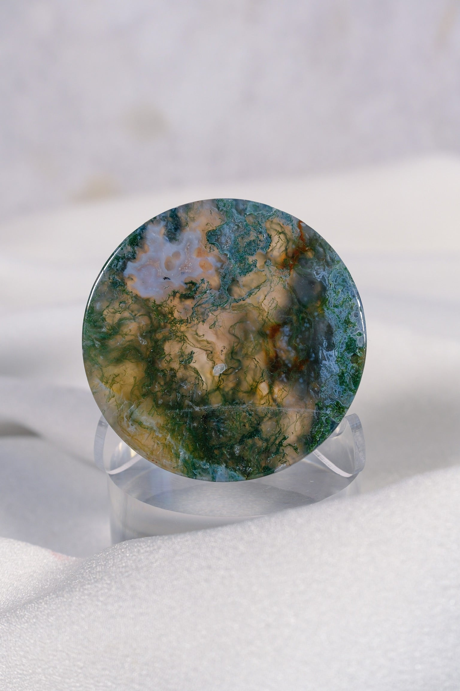 Moss Agate Slice