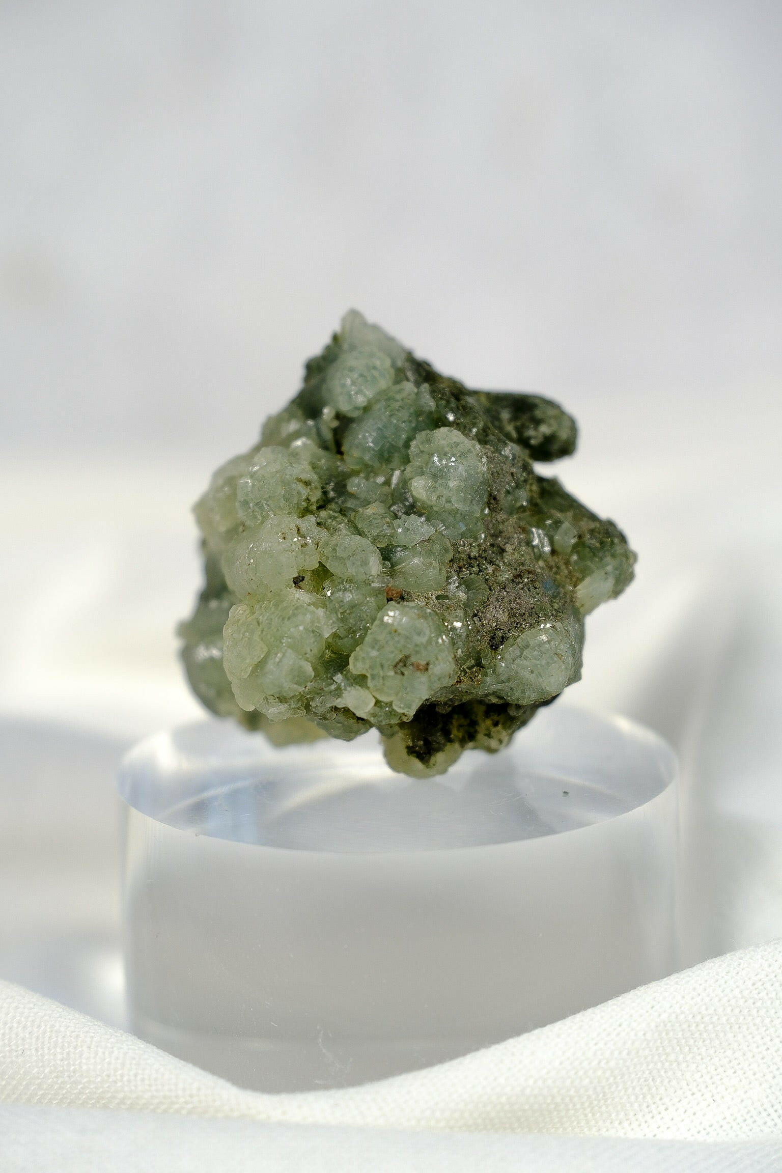 Prehnite Cluster Healing Crystal.