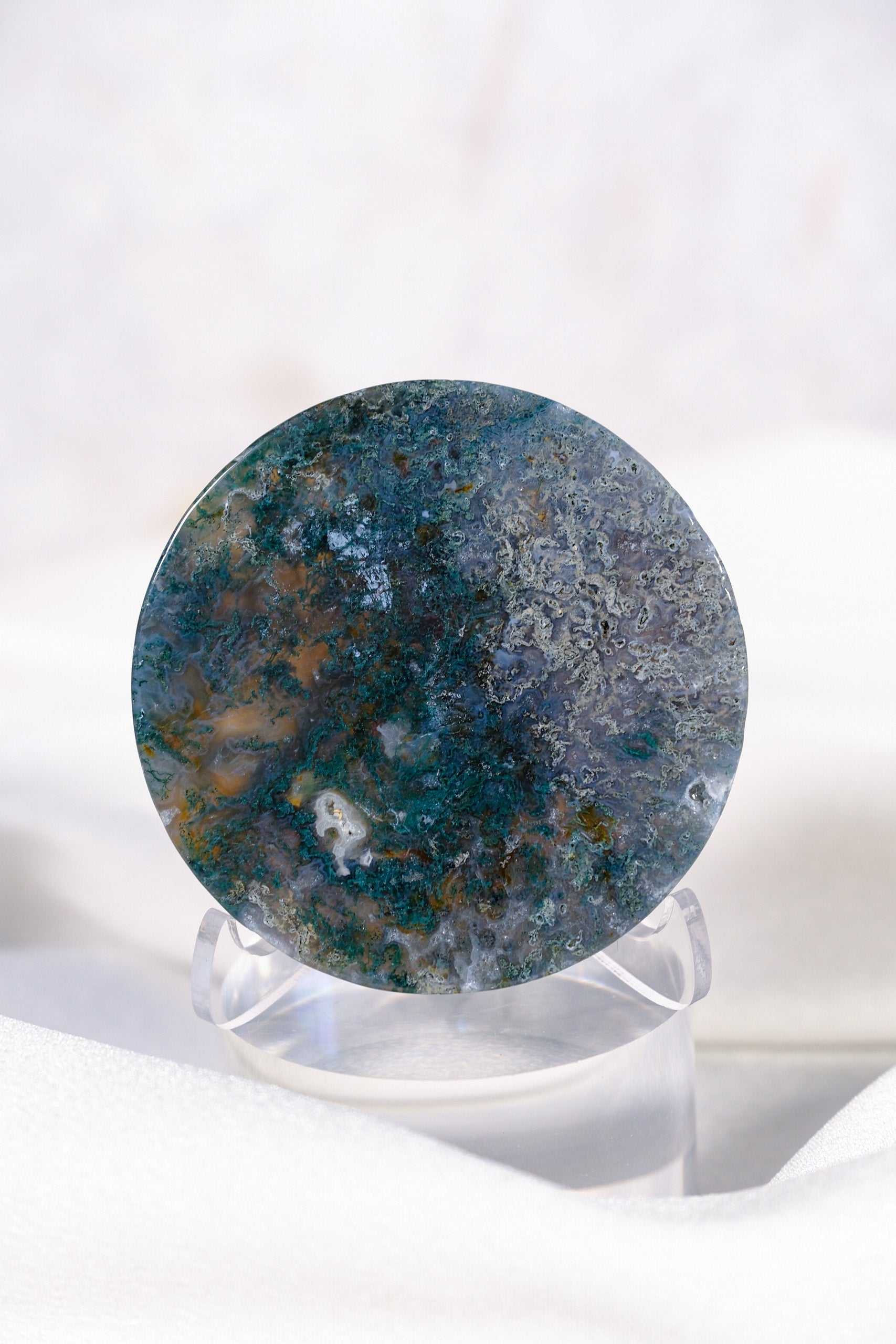 Moss Agate Slice