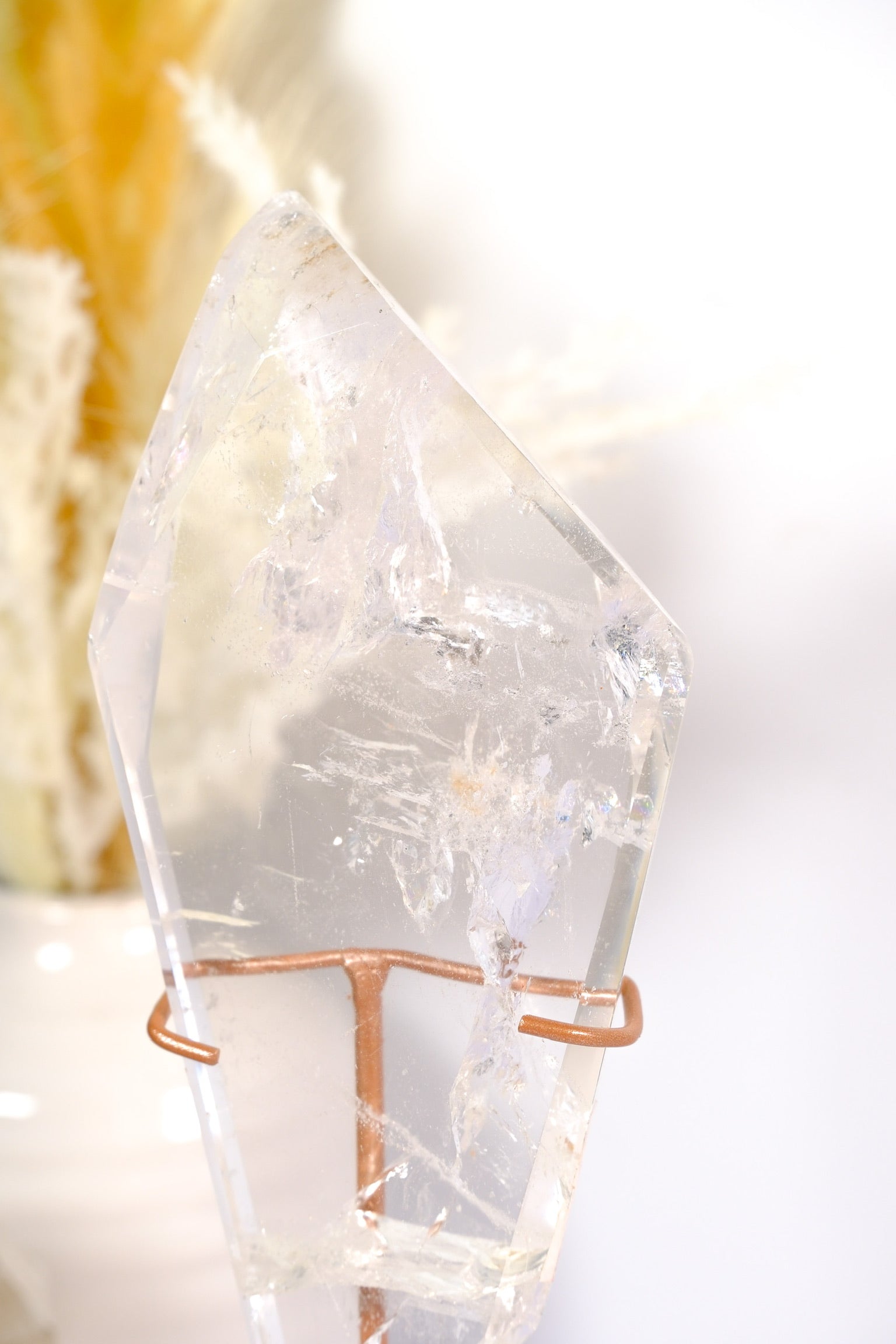 Lemurian Quartz on Stand