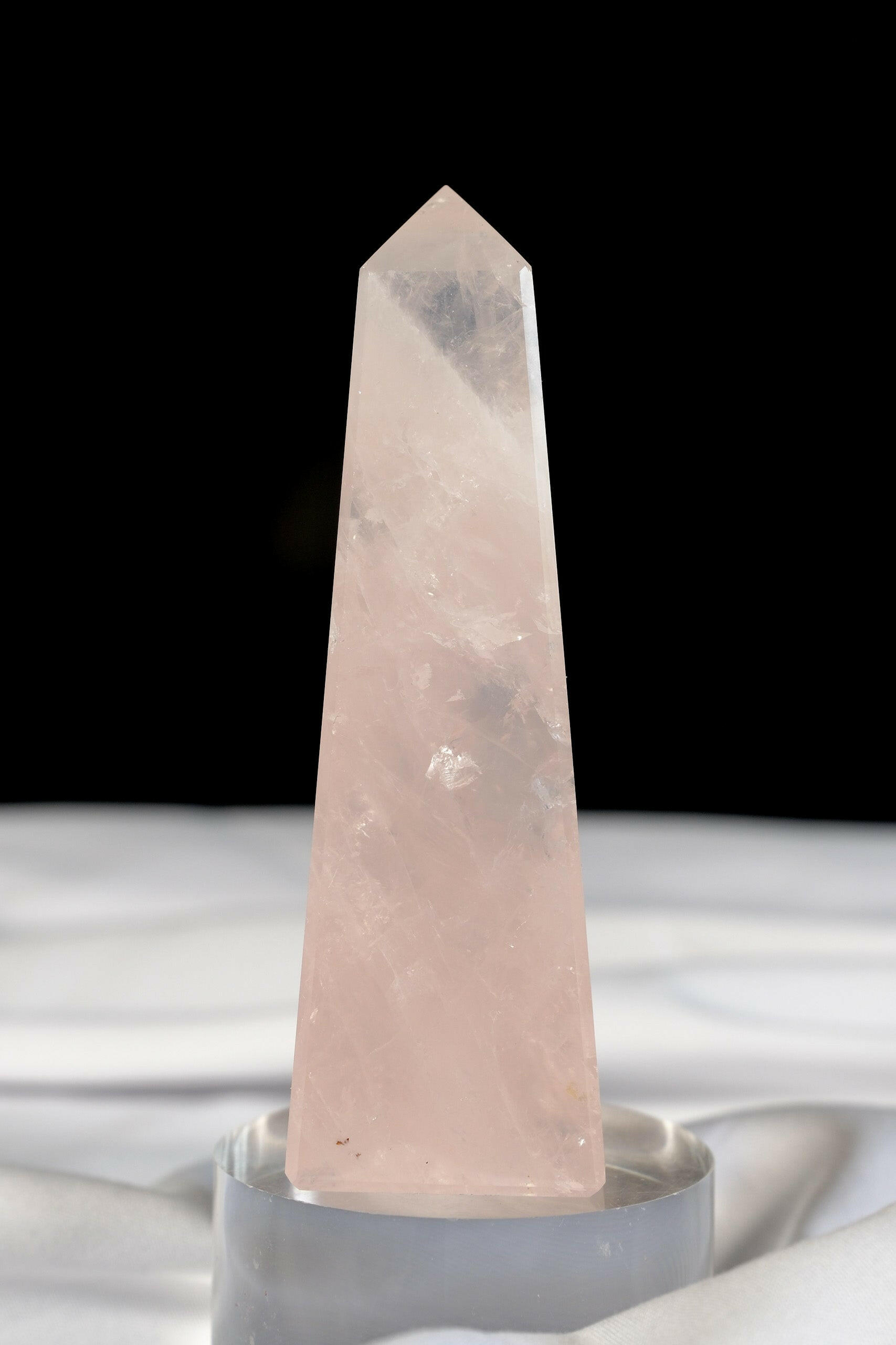 Rose Quartz Tower Healing Crystal.