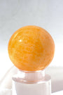 Mexican Orange Calcite Sphere Healing Crystal.