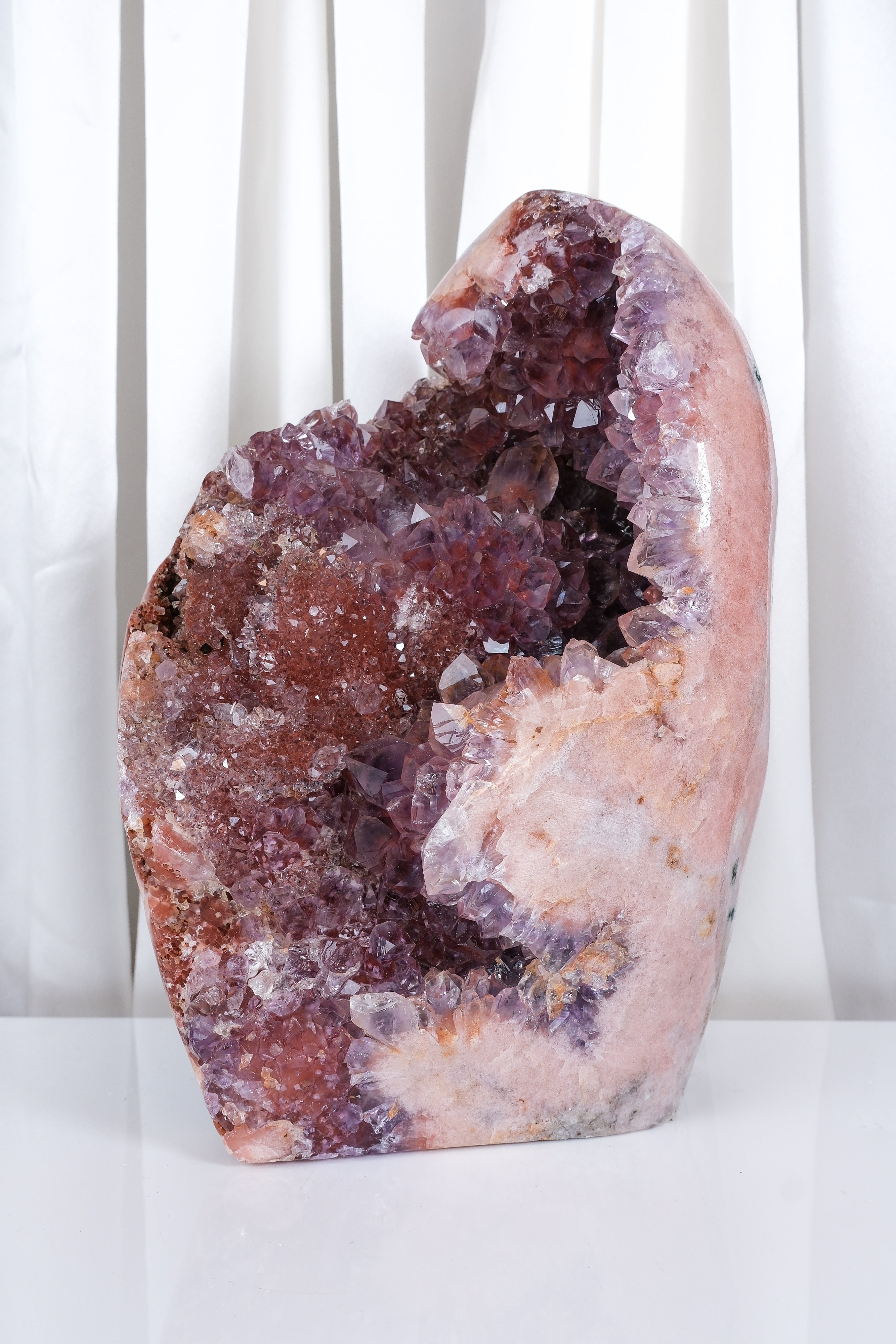 Pink Amethyst Freeform Cluster - High Quality