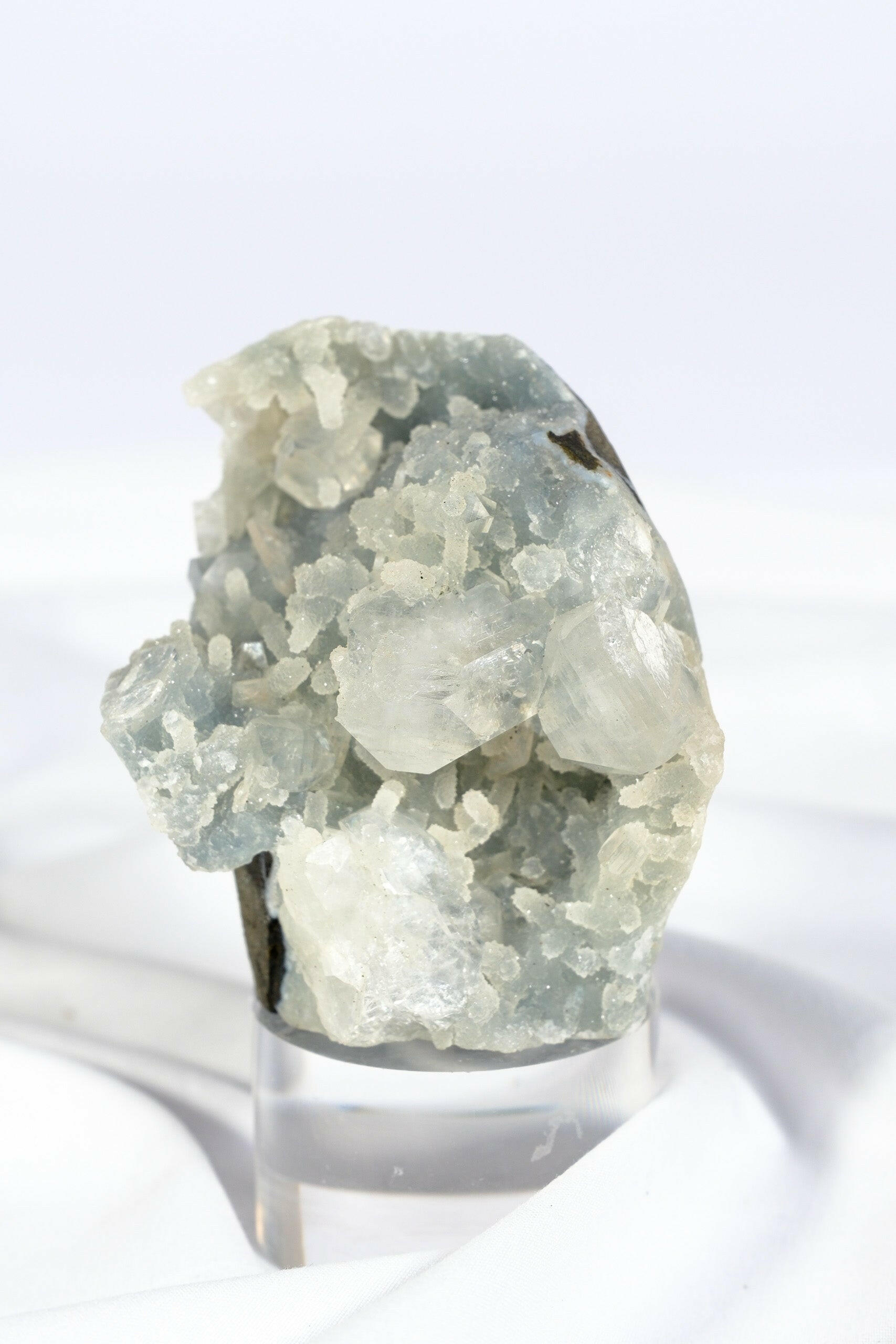Apophyllite Blue Chalcedony Cutbase Healing Crystal.