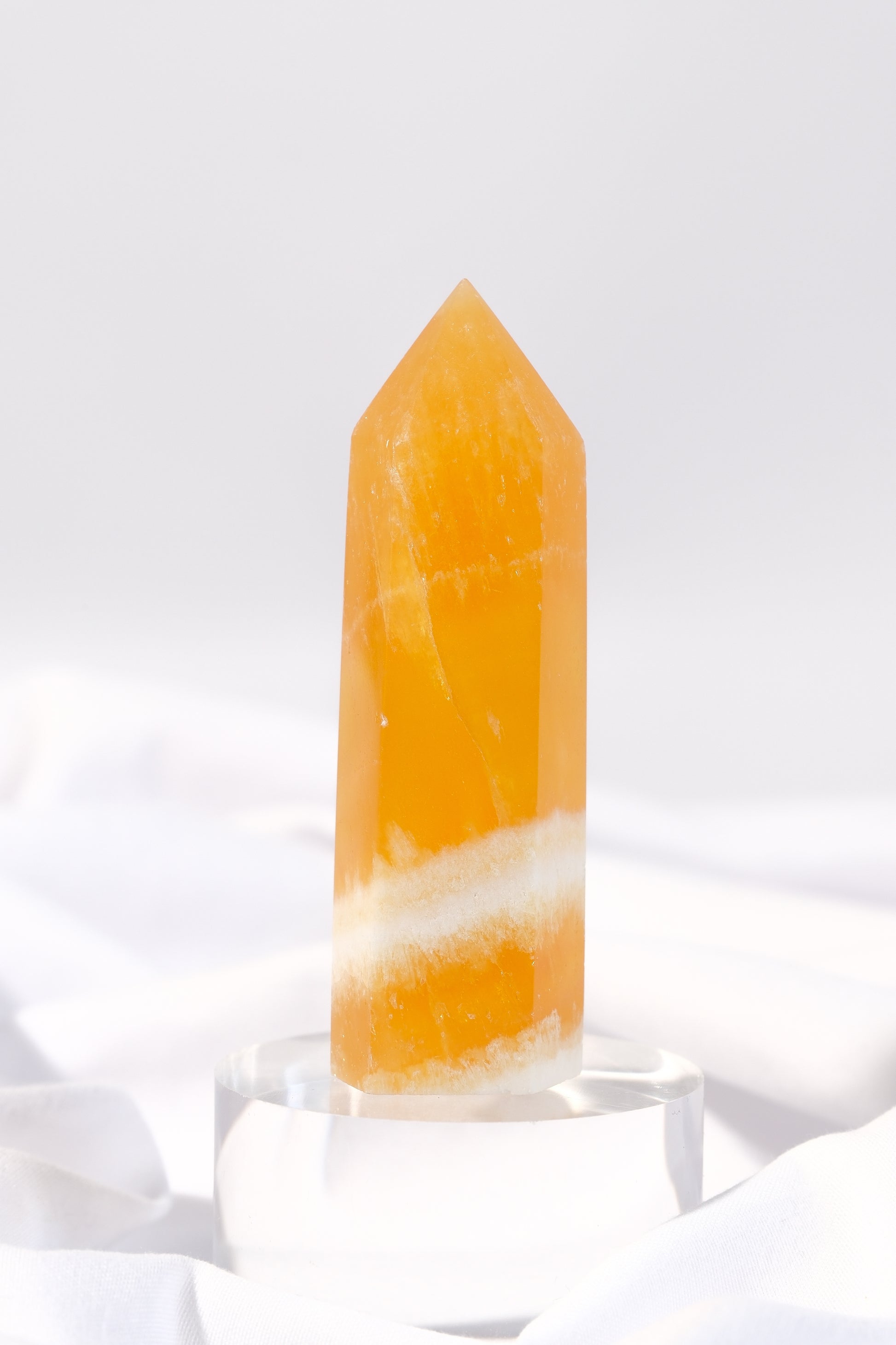 Orange Calcite Tower