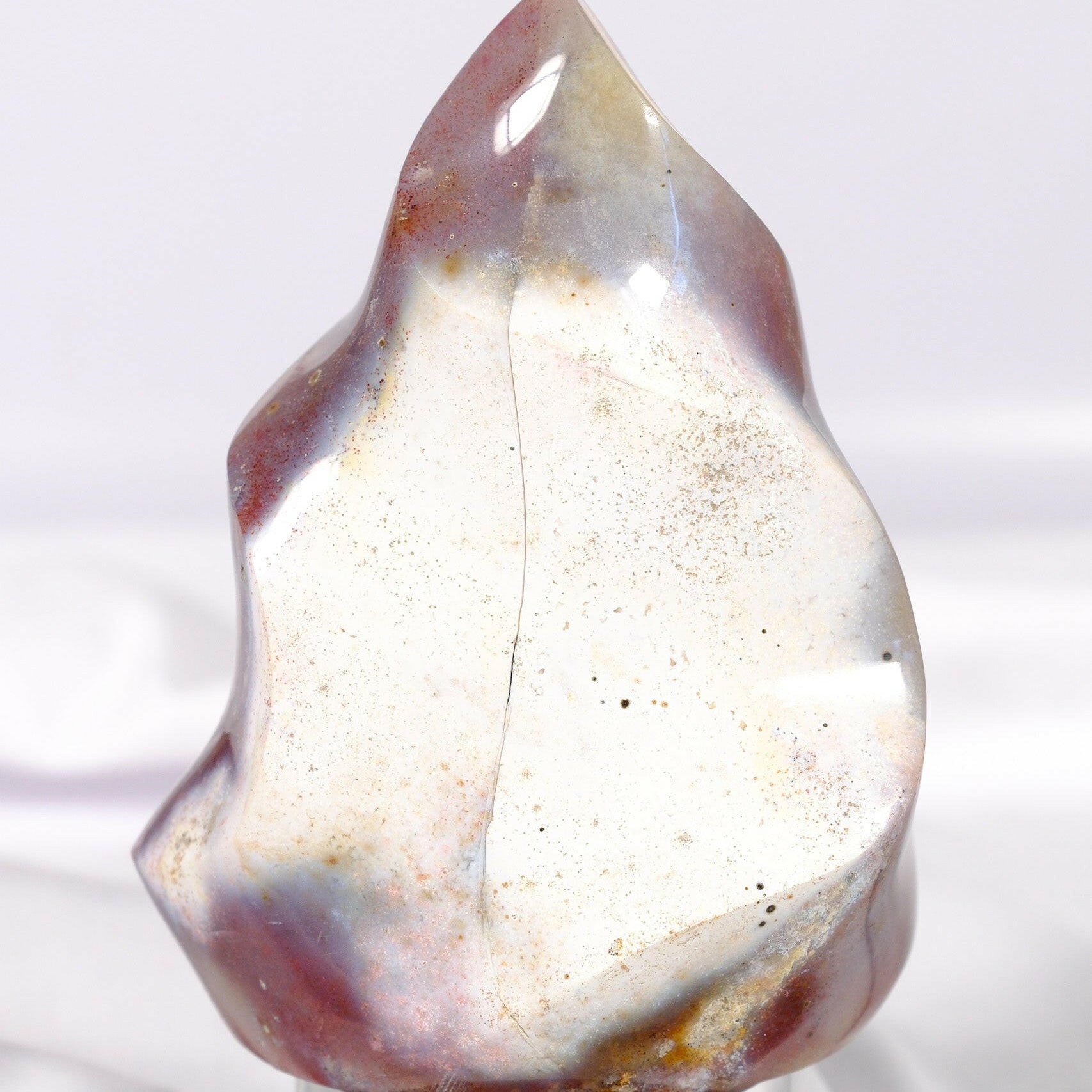 Ocean Jasper Flame Healing Crystal.
