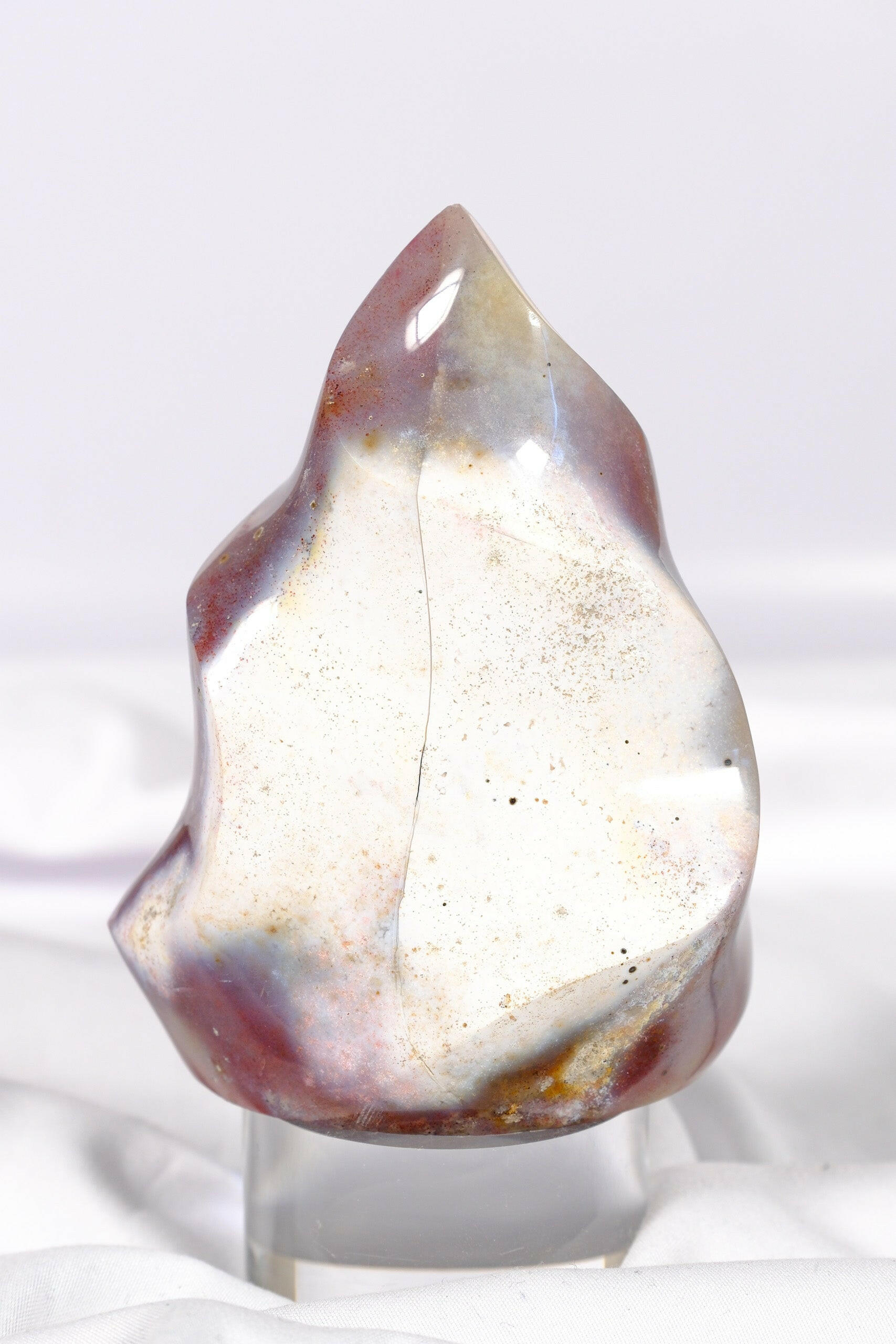 Ocean Jasper Flame Healing Crystal.