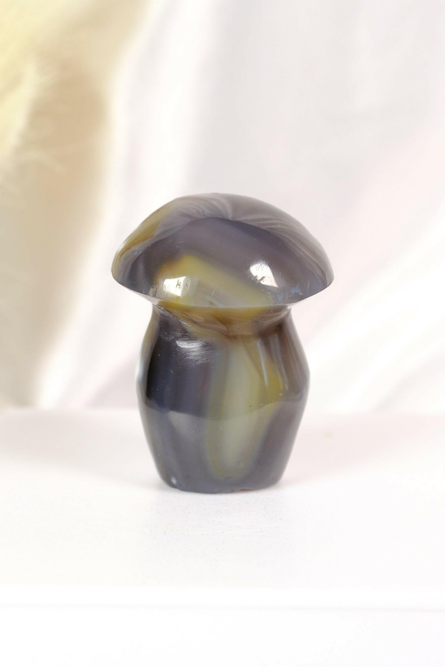 Orca Agate Mushroom Healing Crystal.