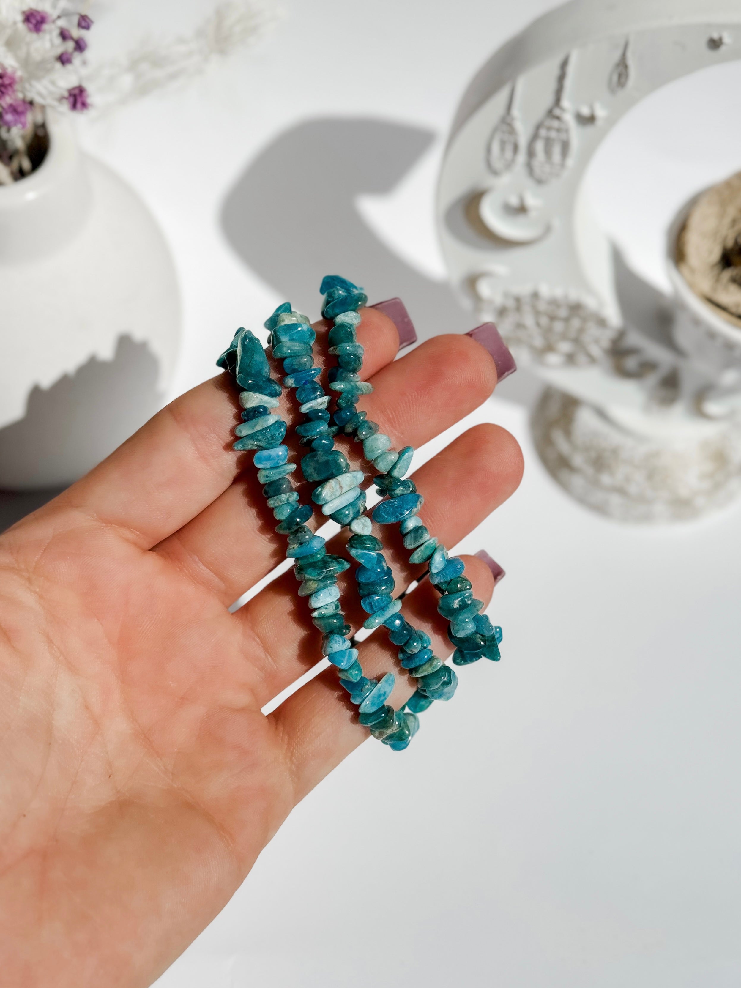 Apatite Chip Bracelet