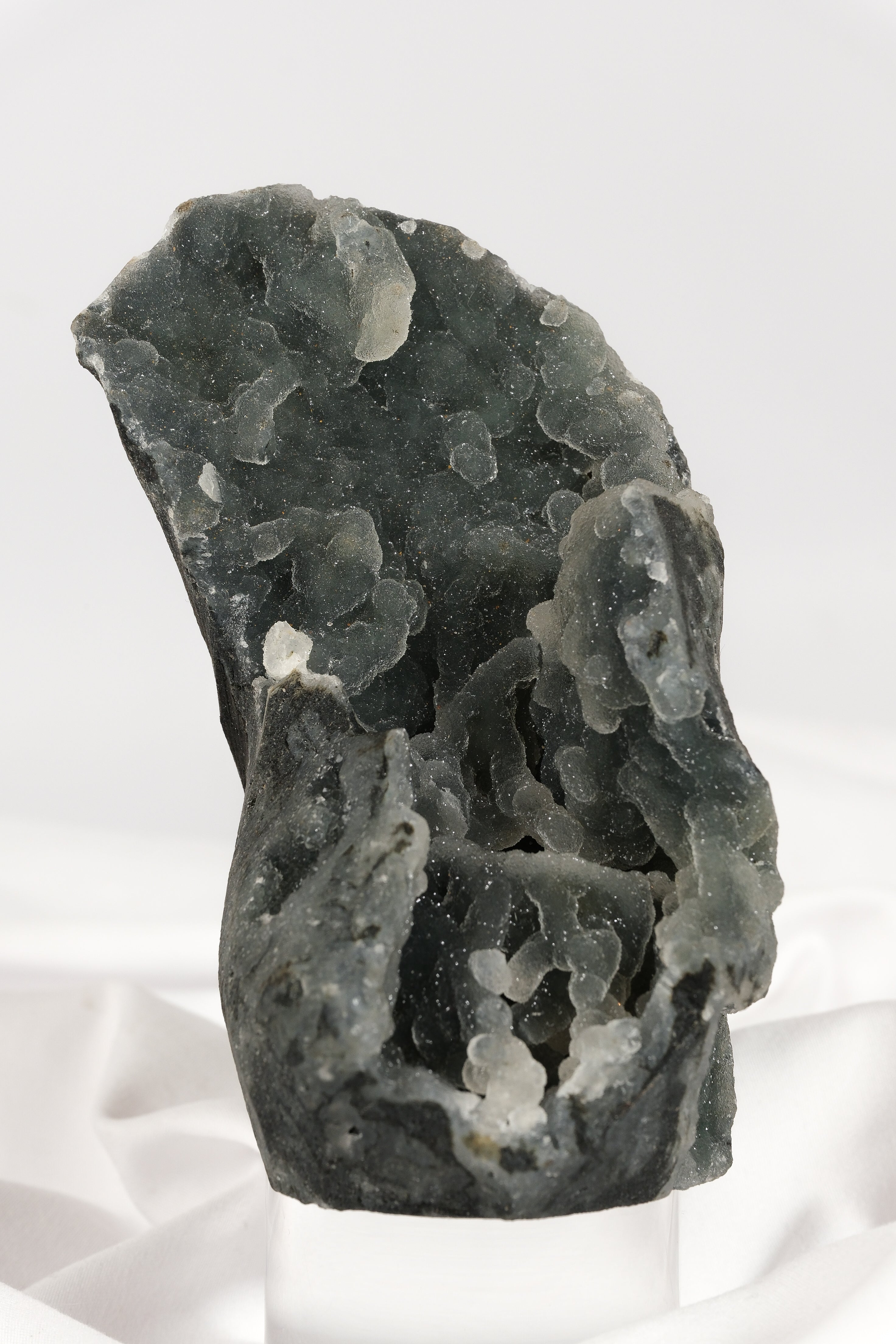 Botroyoidal Black Chalcedony Cutbase