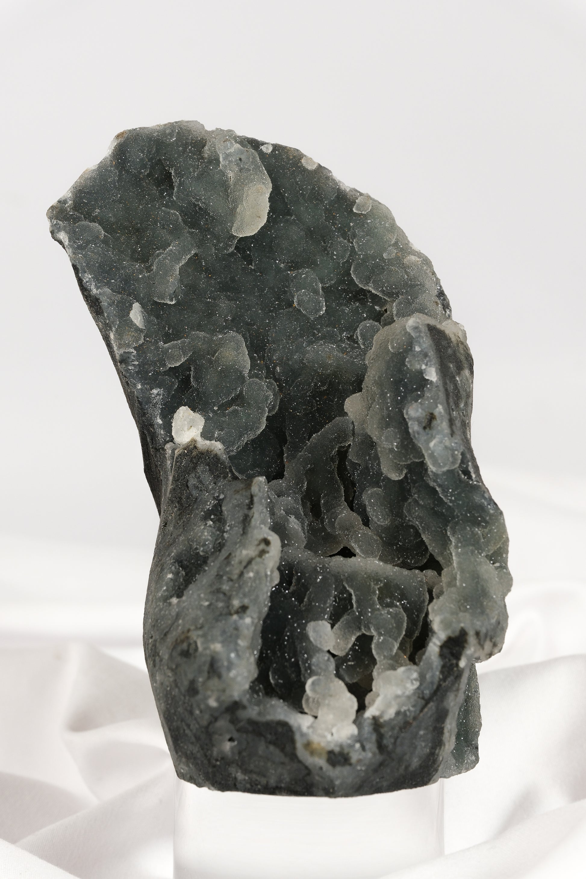Botroyoidal Black Chalcedony Cutbase