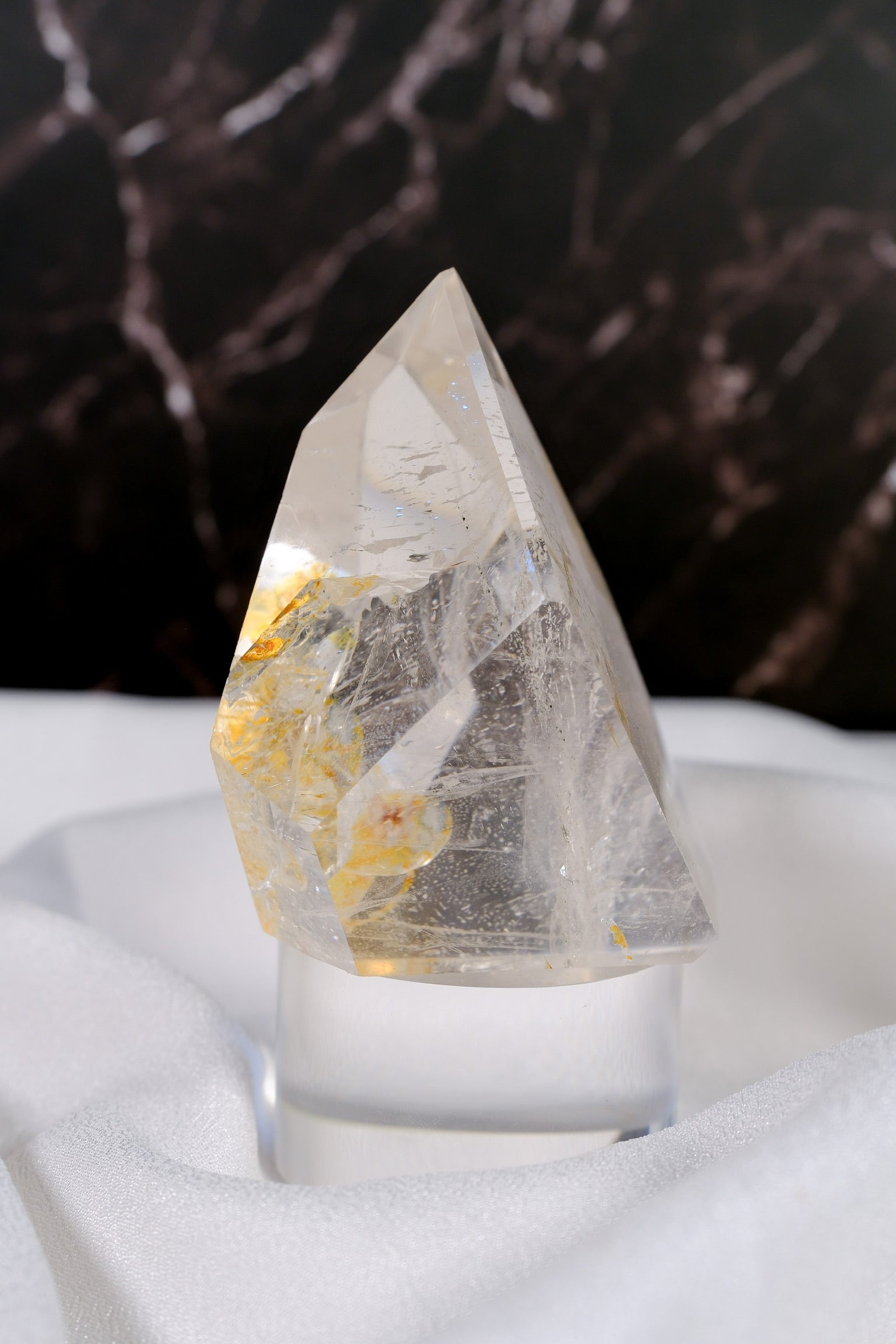 Clear Quartz Tower
