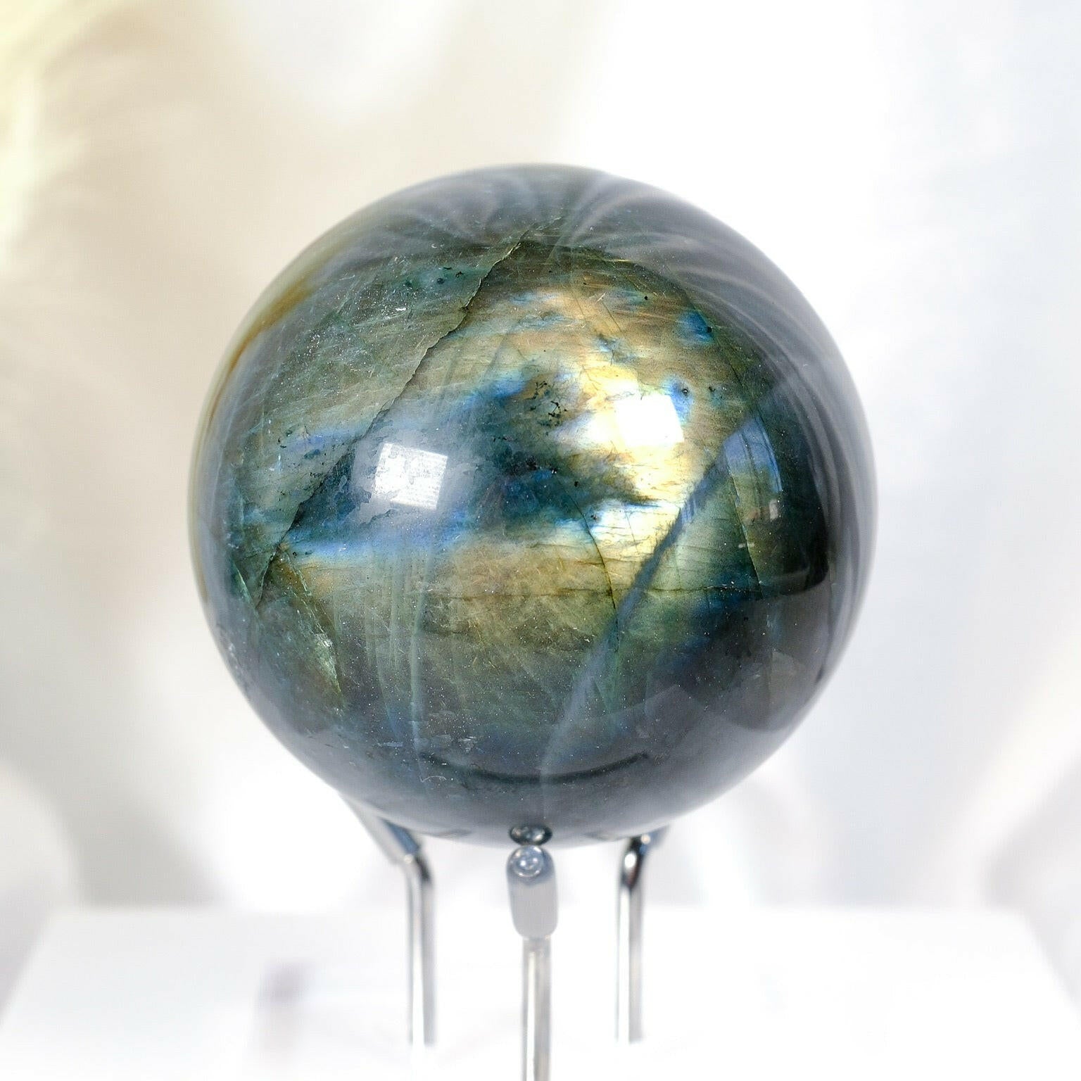 Labradorite Sphere Healing Crystal.