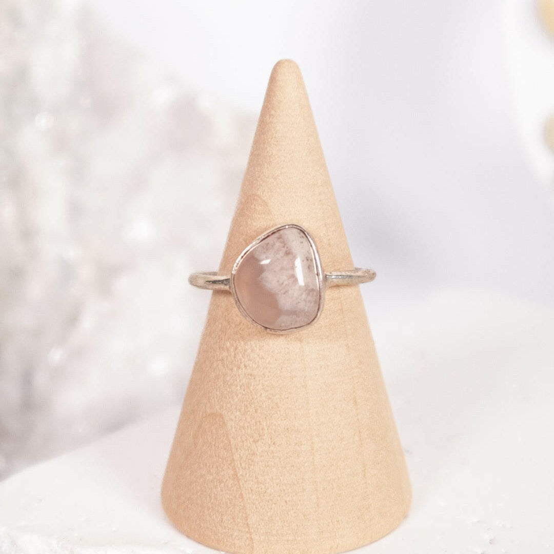Flower Agate Ring | Size 7/N