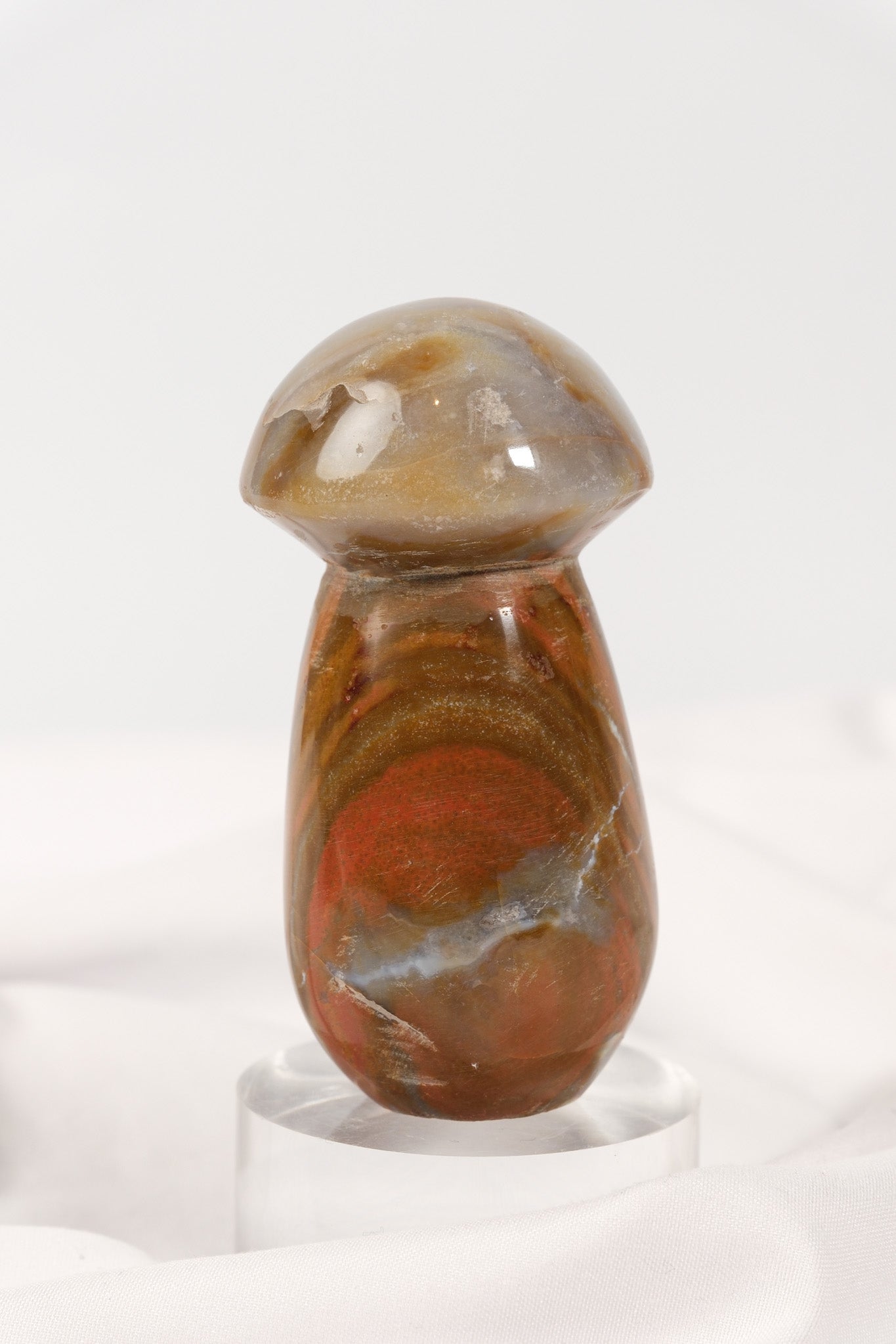 Polychrome Jasper Mushroom