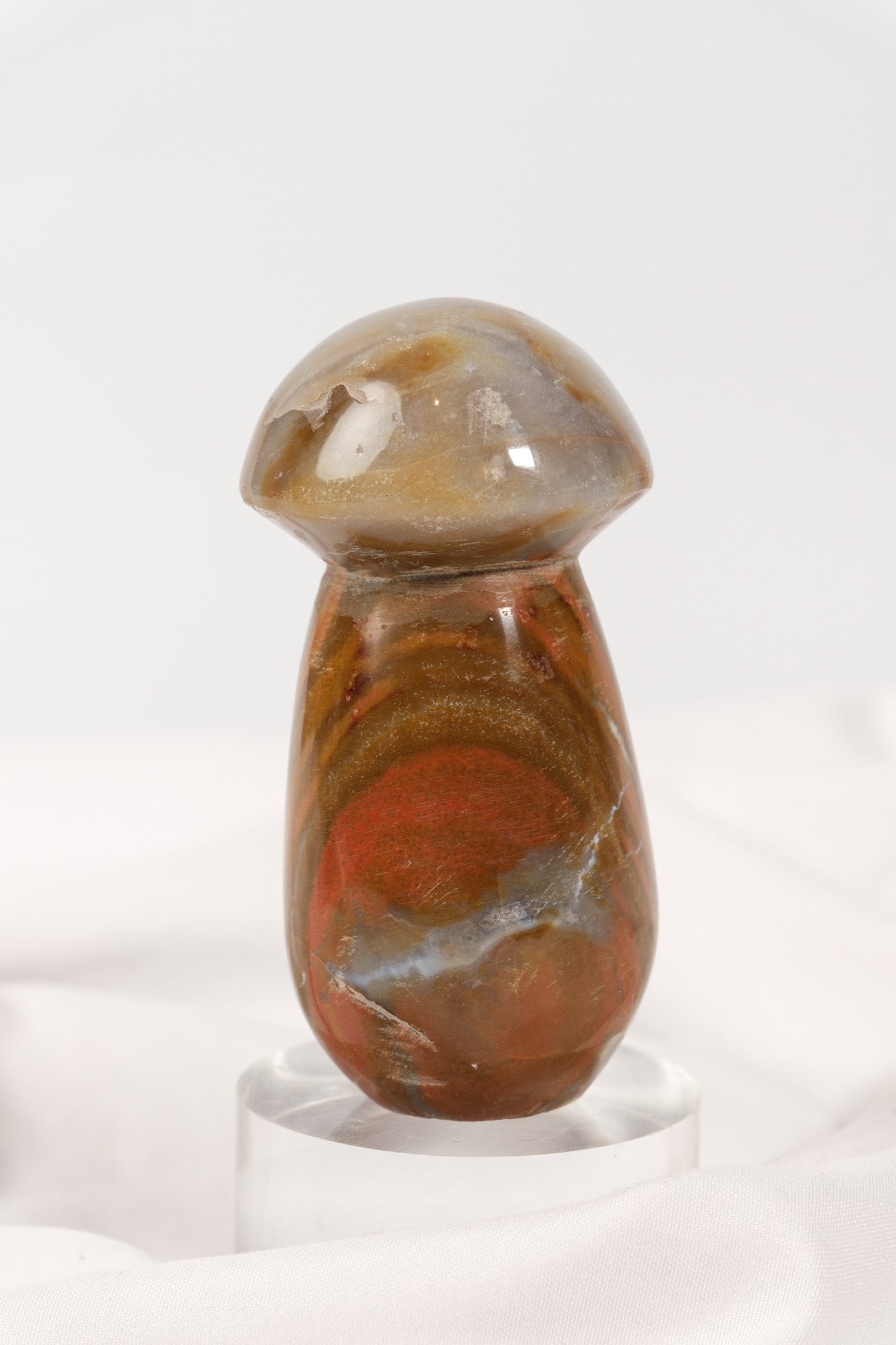 Polychrome Jasper Mushroom