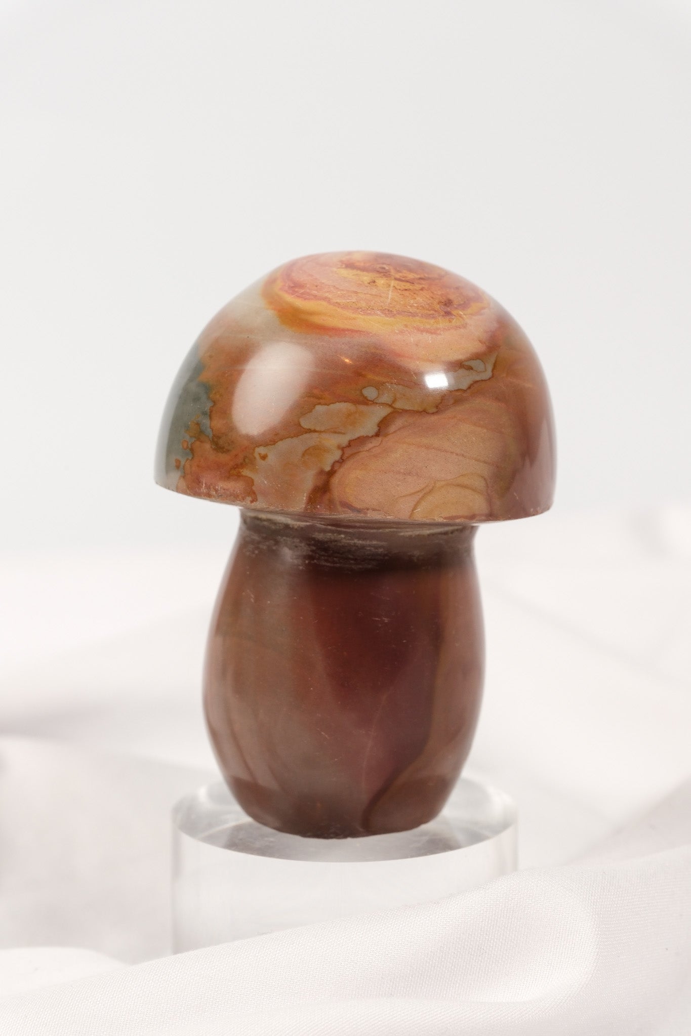 Polychrome Jasper Mushroom