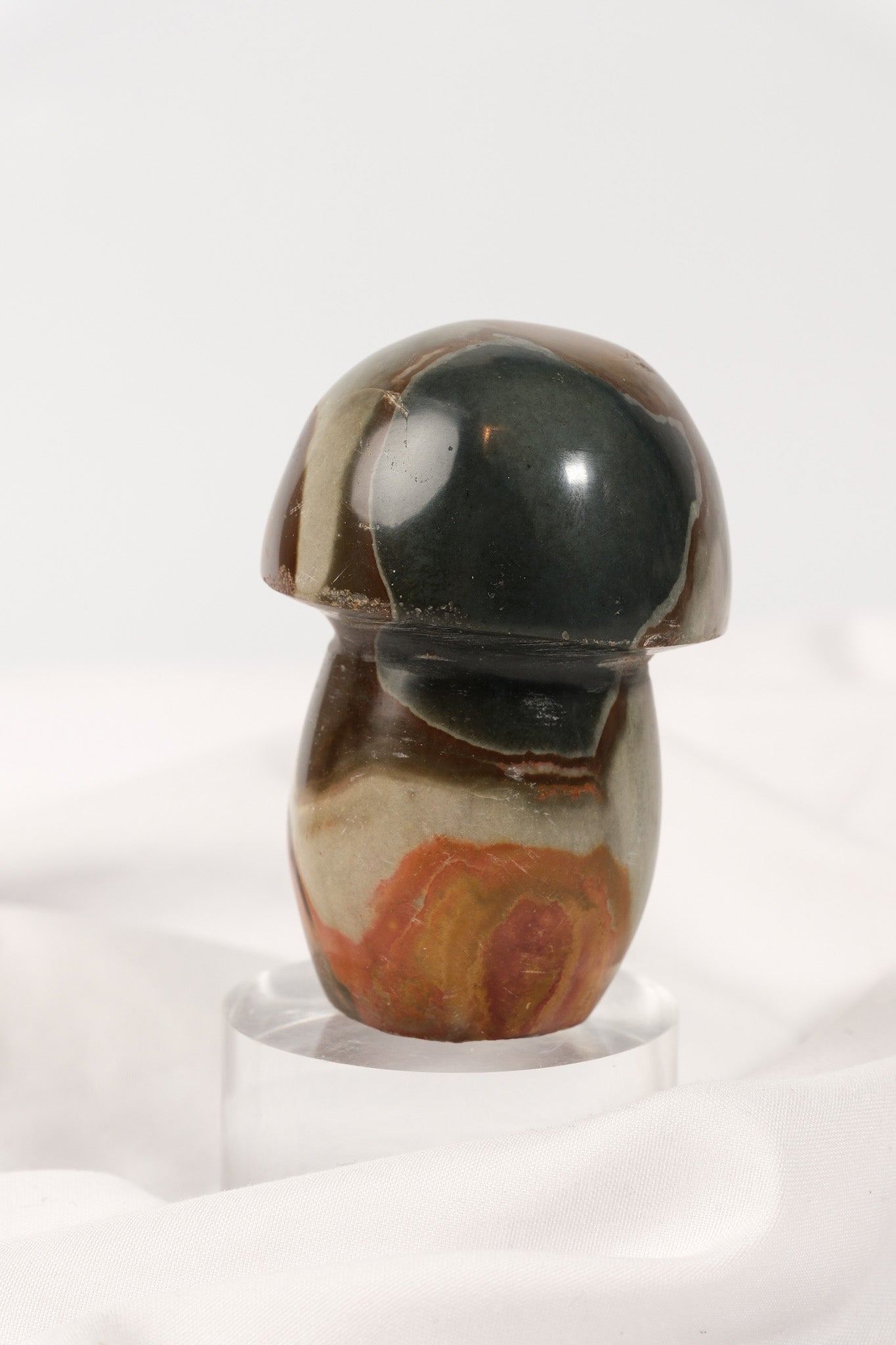 Polychrome Jasper Mushroom