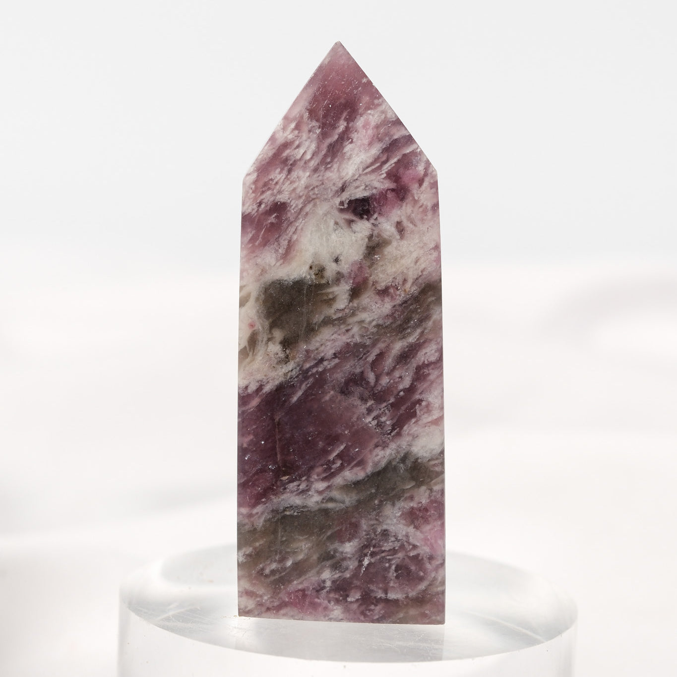 Pink Tourmaline (Rubellite) Quartz Tower
