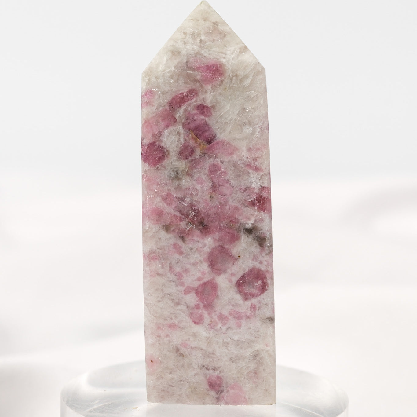 Pink Tourmaline (Rubellite) Quartz Tower