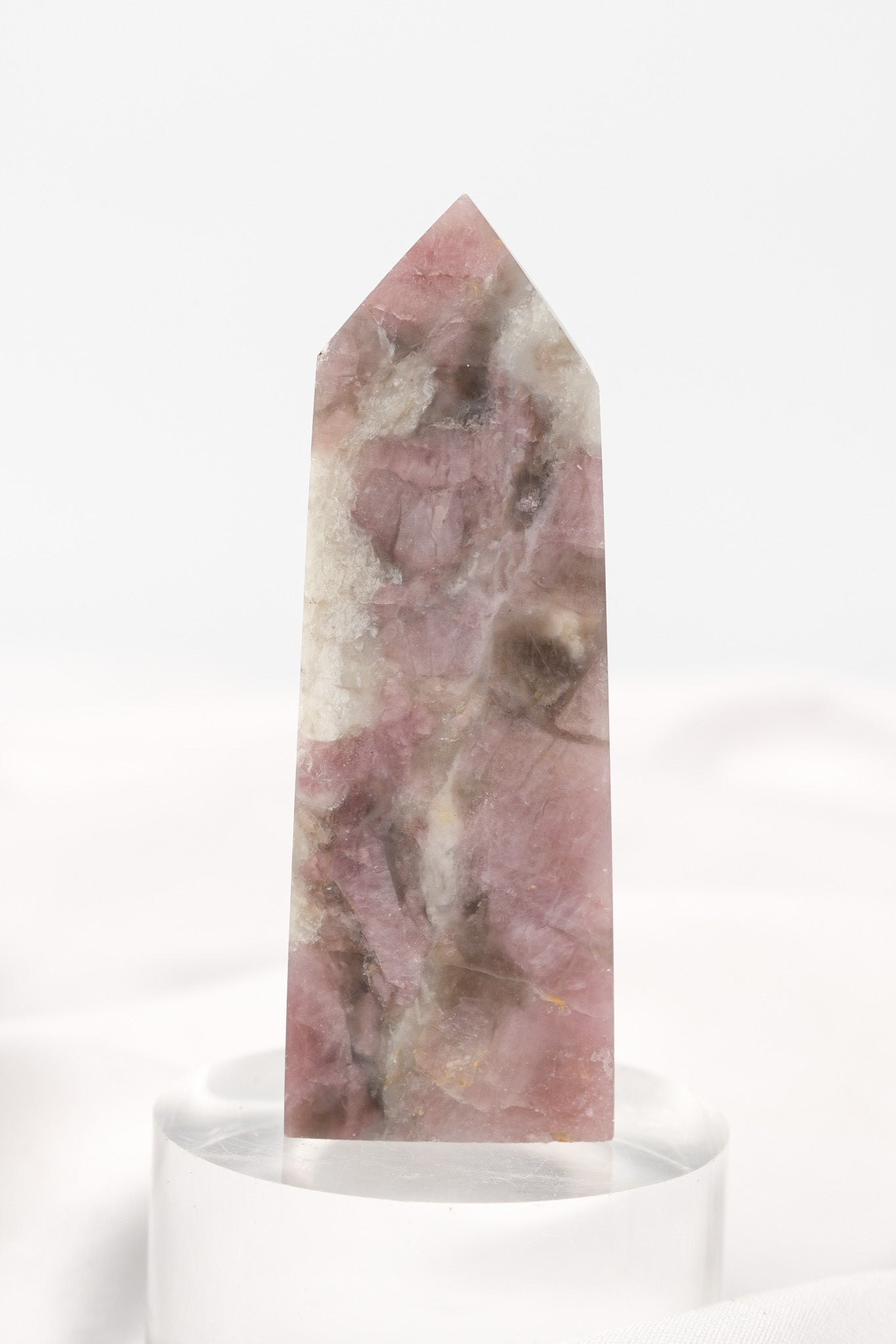 Pink Tourmaline (Rubellite) Quartz Tower