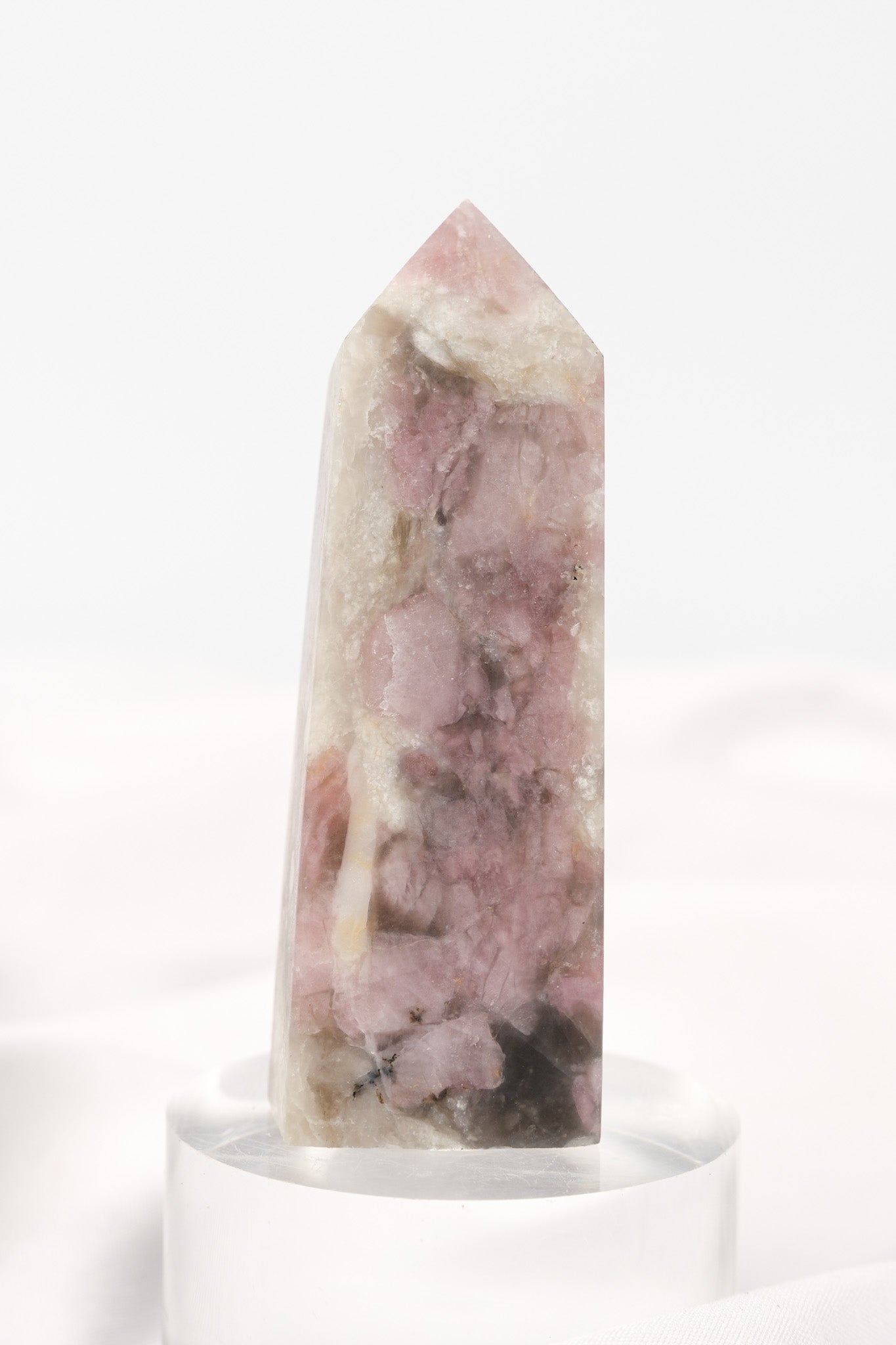 Pink Tourmaline (Rubellite) Quartz Tower