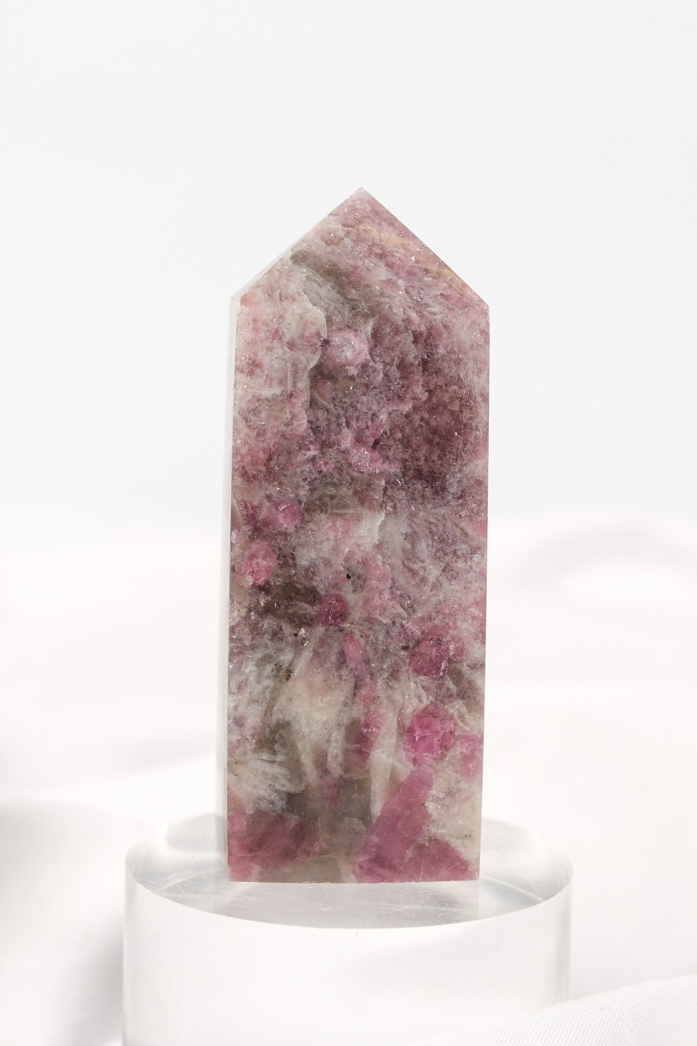 Pink Tourmaline (Rubellite) Quartz Tower